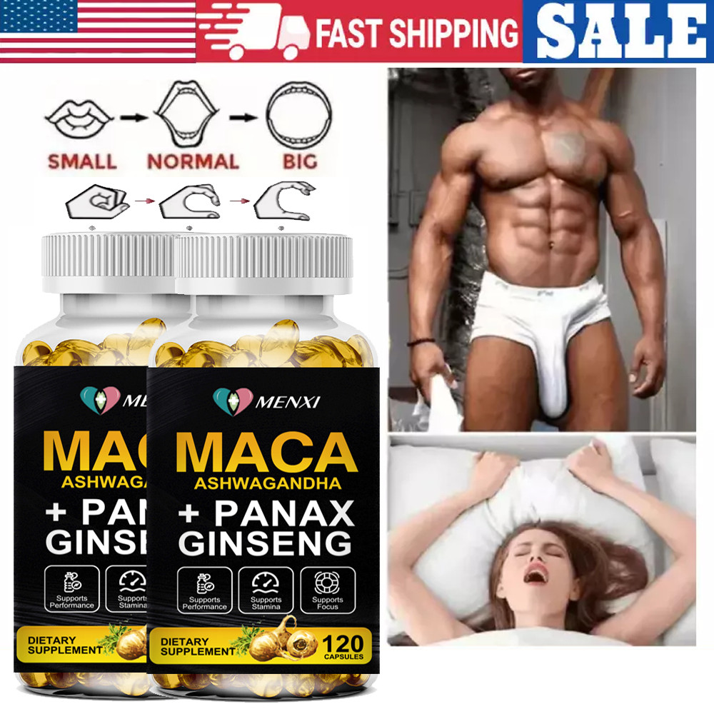 #1 BEST-MALE ENLARGER THICKER LONGER BIGGER 3″ GROWTH ENLARGEMENT 240 CAPSULES