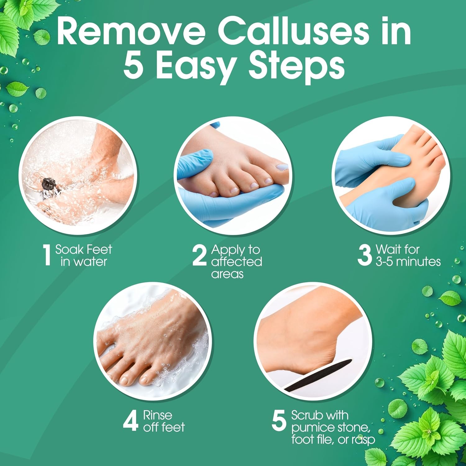 DeEnti Callus Remover Gel 8oz Extra Strength for Feet