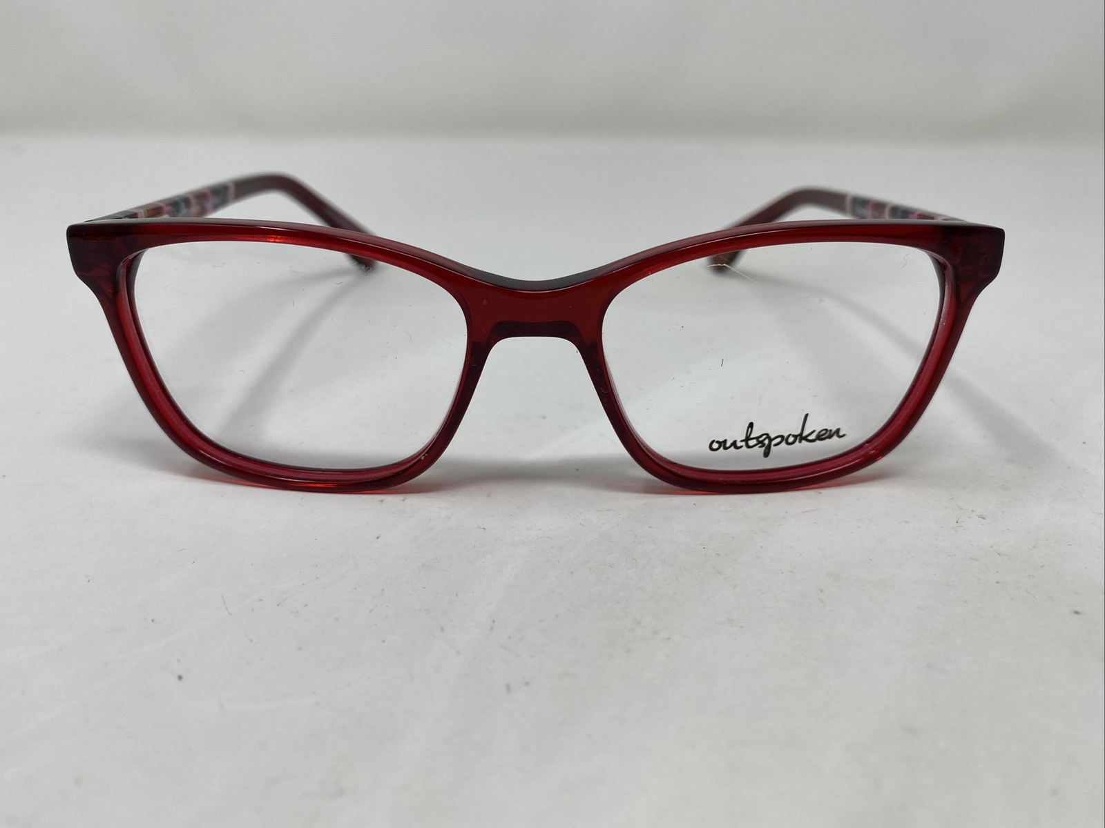 Outspoken Netherlands OAK8005 C3 47-16-130 Red Full Rim Eyeglasses Frame ES02