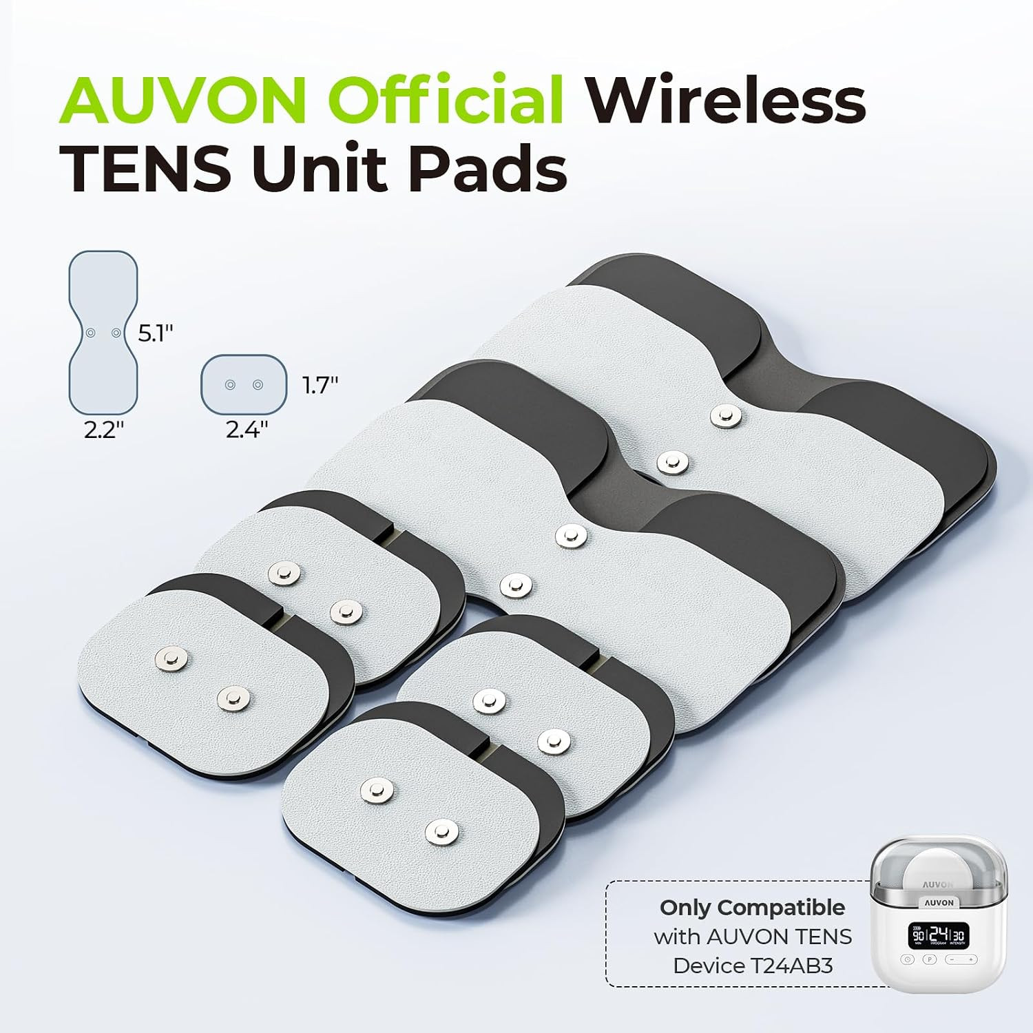 Wireless TENS Unit Electrode Pads Only Compatible with Wireless