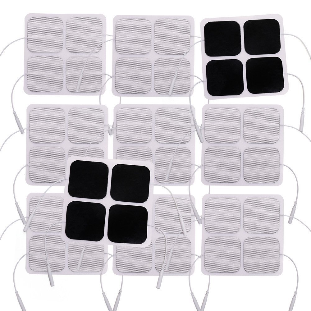 40PCS Replacement Electrode Pads for Massagers Units 2×2” FDA Approved USA
