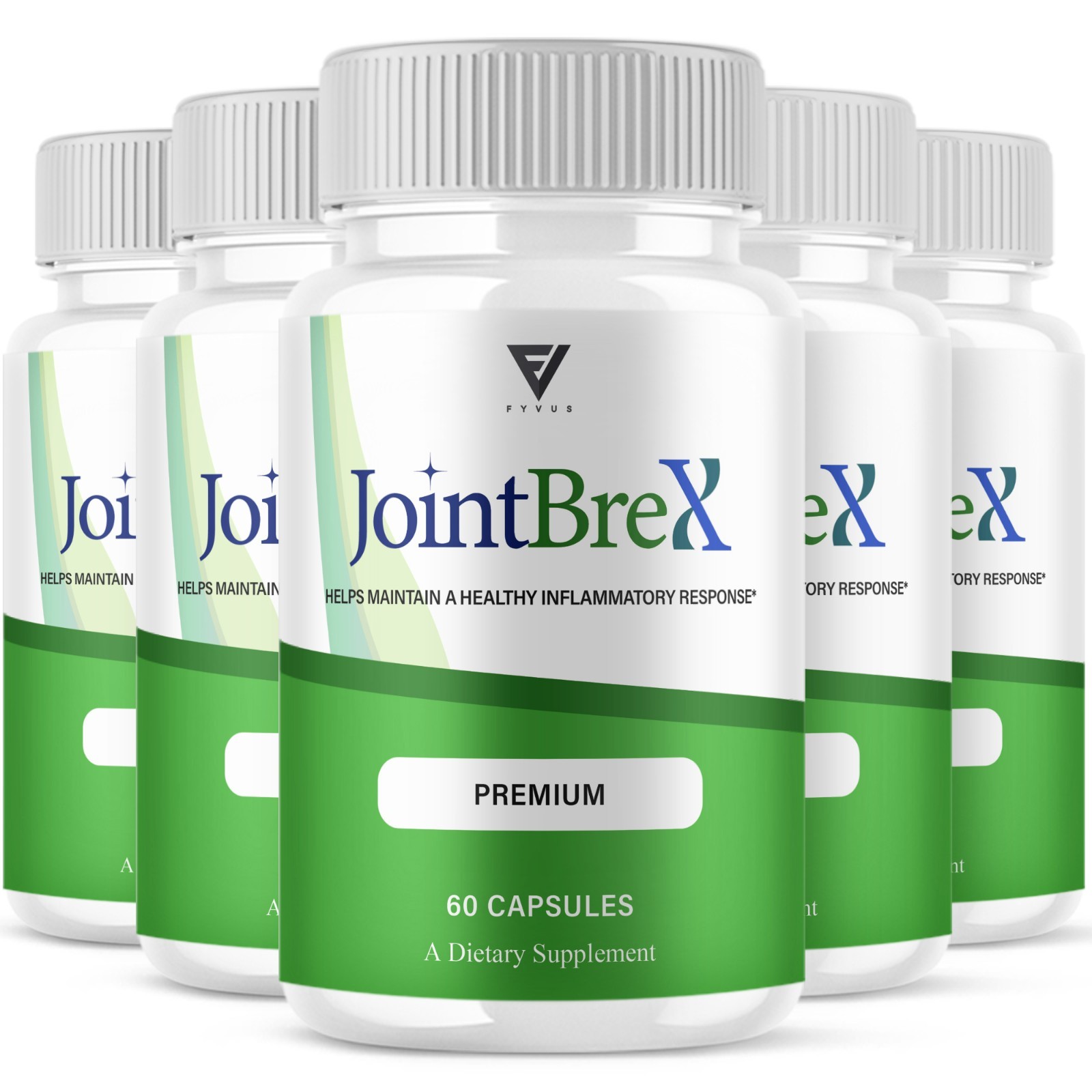 (5 Pack) Joint Brex Advanced Joint Support, JointBrex Supplement (300 Capsules)