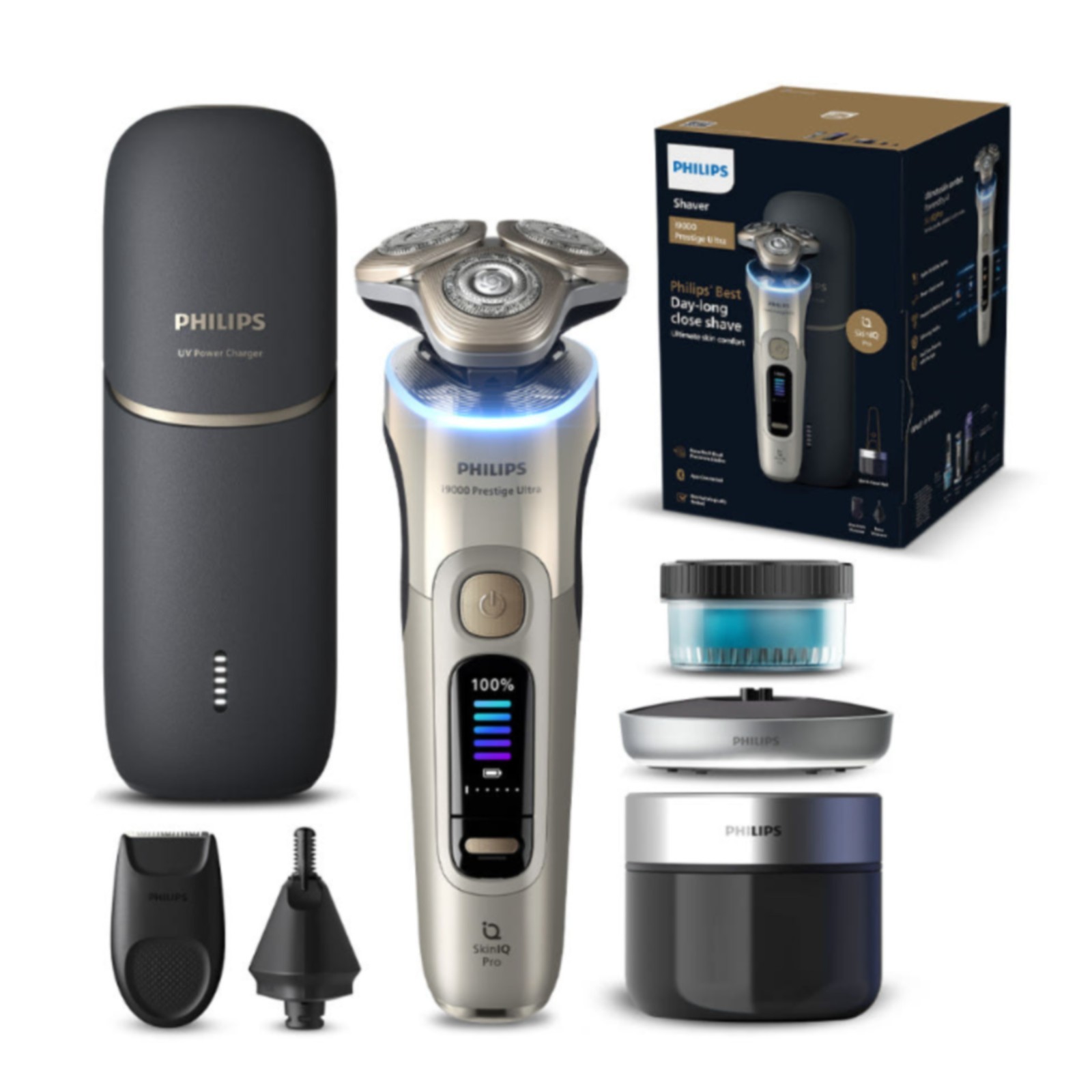 Philips SkinIQ i9000 Prestige Ultra XP9403/49 Shaver | Wet & Dry 100-240V