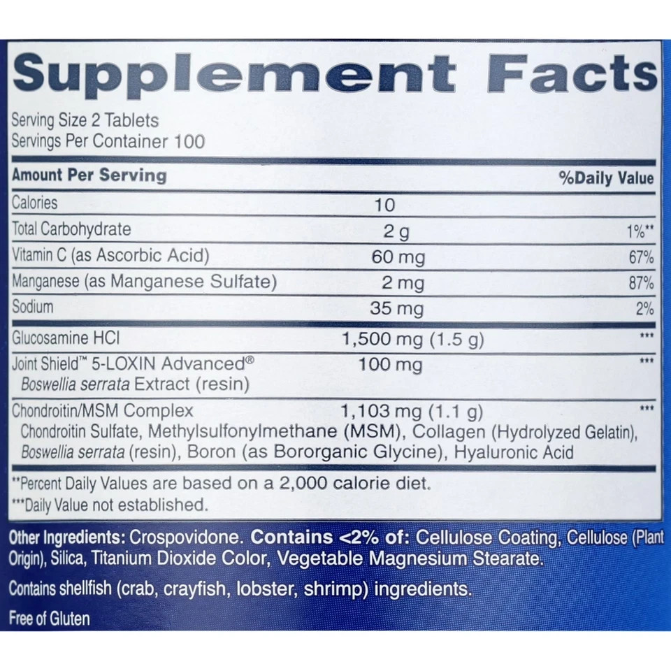 Osteo Bi-Flex Triple Strength Dietary Supplement – 200 Tablets Free Shipping US
