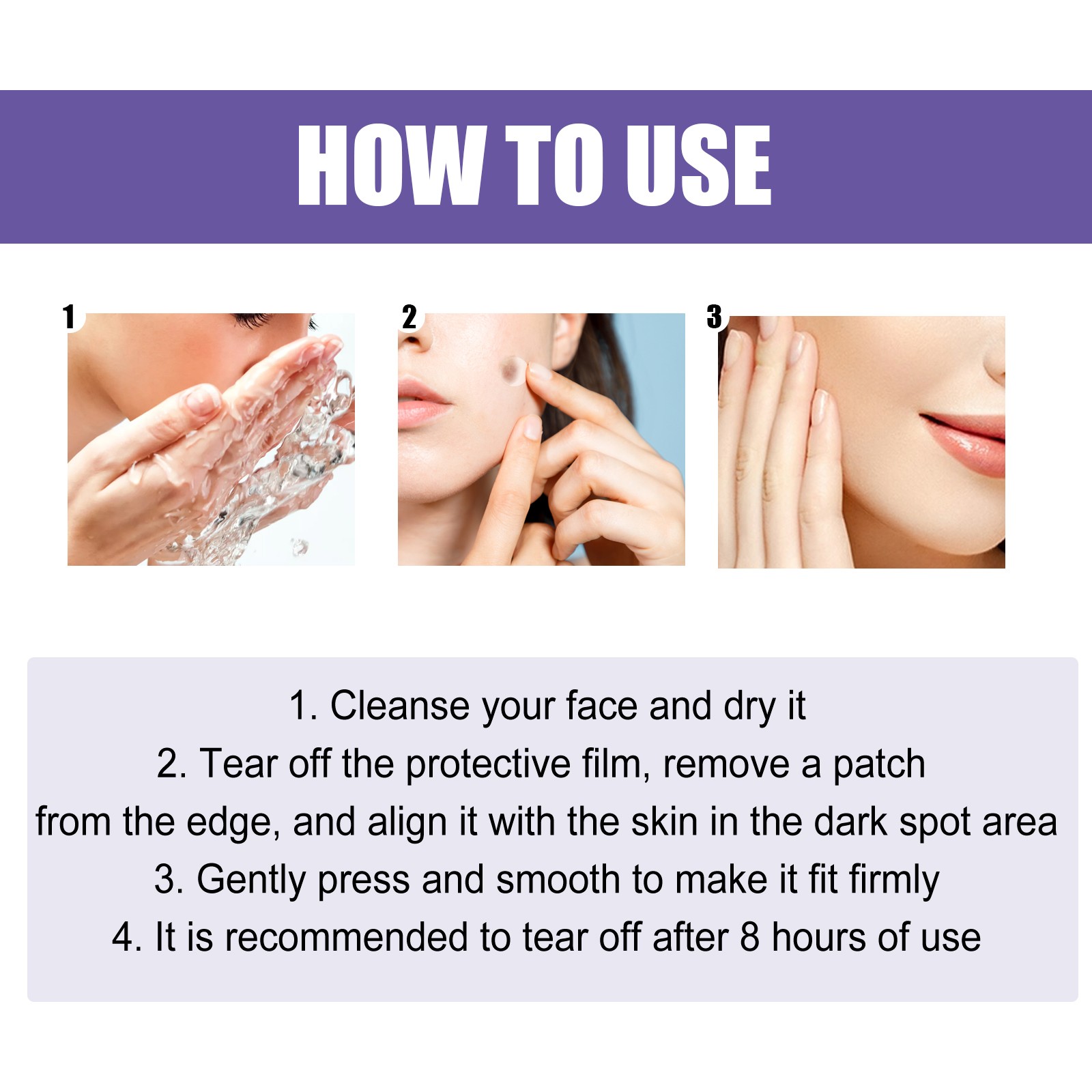 Dark Spot Removal Patch, Lightening Face Dark Spots Melasma Spots Melanin Moistu