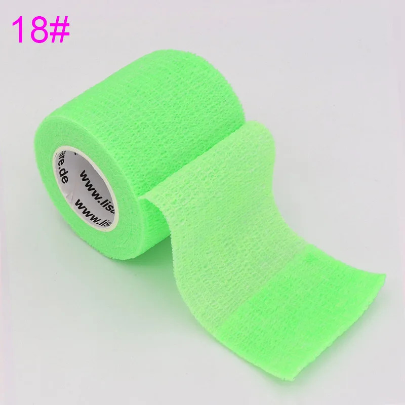 18 Colors Self Adhesive Elastic Sports Bandage Wrap Athletic Support Tape