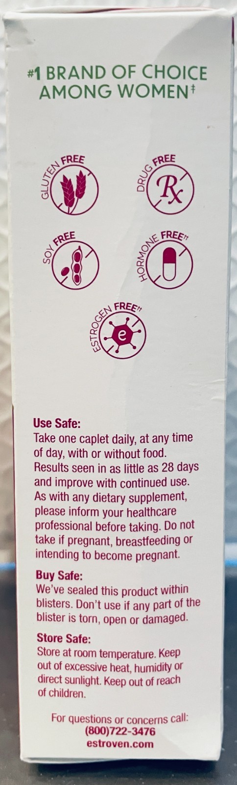 ESTROVEN Complete Multi-Symptom Menopause Relief, 84 Caplets EXP 07/27*