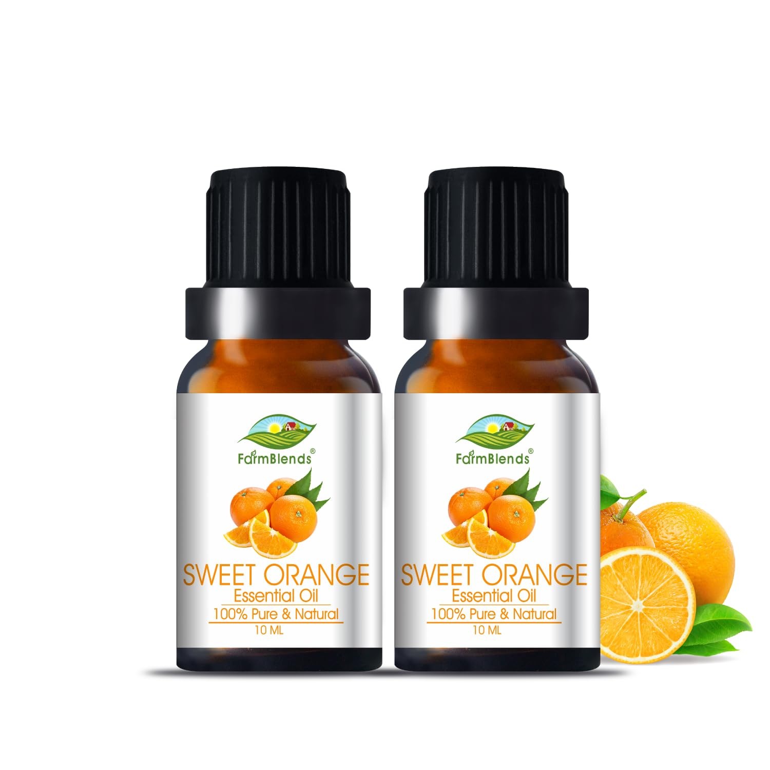 FarmBlend Sweet Orange Essential Oil 10ml Each Pack Of 2