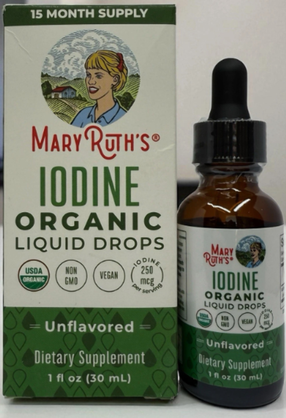 2/27 MaryRuth Organics Iodine Liquid Drops | Potassium Iodide | 1 Year Supply |