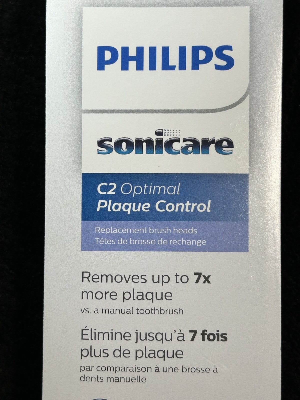 GENUINE Philips Sonicare C2 Optimal Plaque Control Toothbrush Heads SOFT 3 count