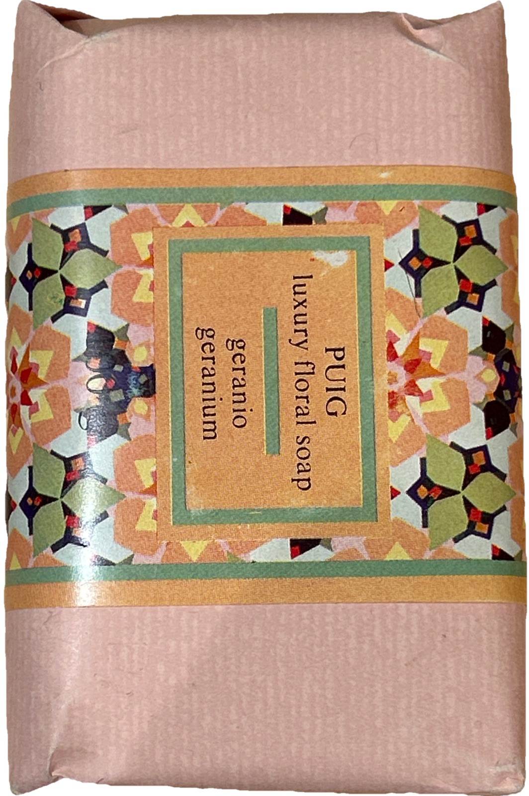 Antonio Puig 3.5oz Soap 100g Full Size Luxury Floral Soap Geranium Spain Vintage