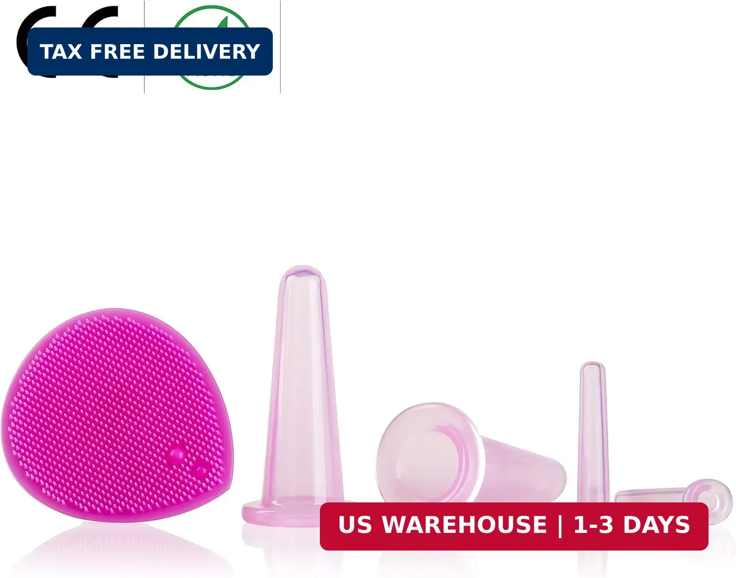 Face Cupping Set – Cupping Therapy Sets – Facial Cupping System – Silicone Massa
