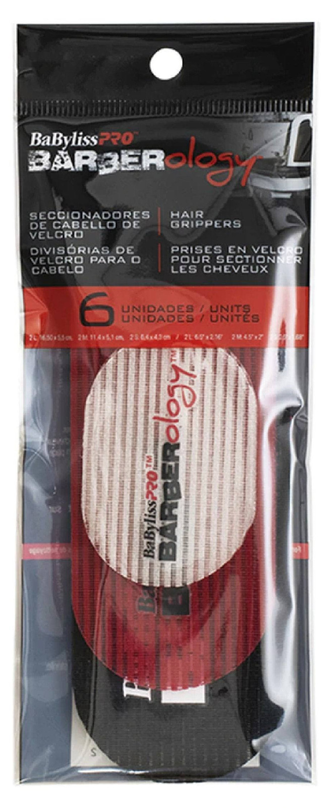 BaBylissPro Barberology Hair Grippers – 6 Grips | BBCKT5