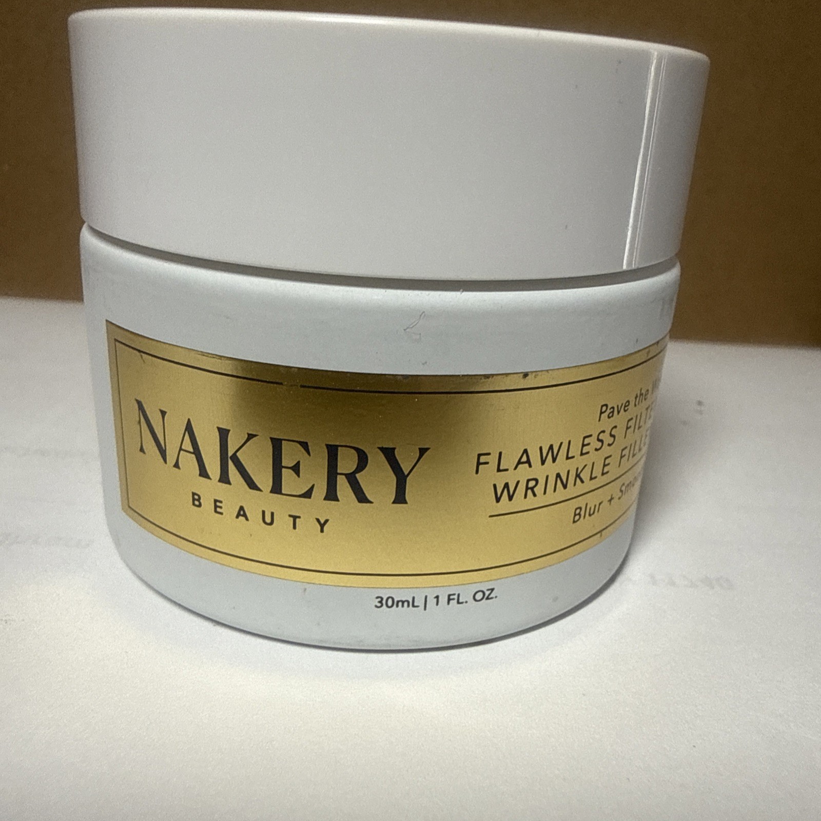 NAKERY BEAUTY Pave The Way FLAWLESS FILTER WRINKLE FILLER, 1 FL OZ NO RETAIL BOX