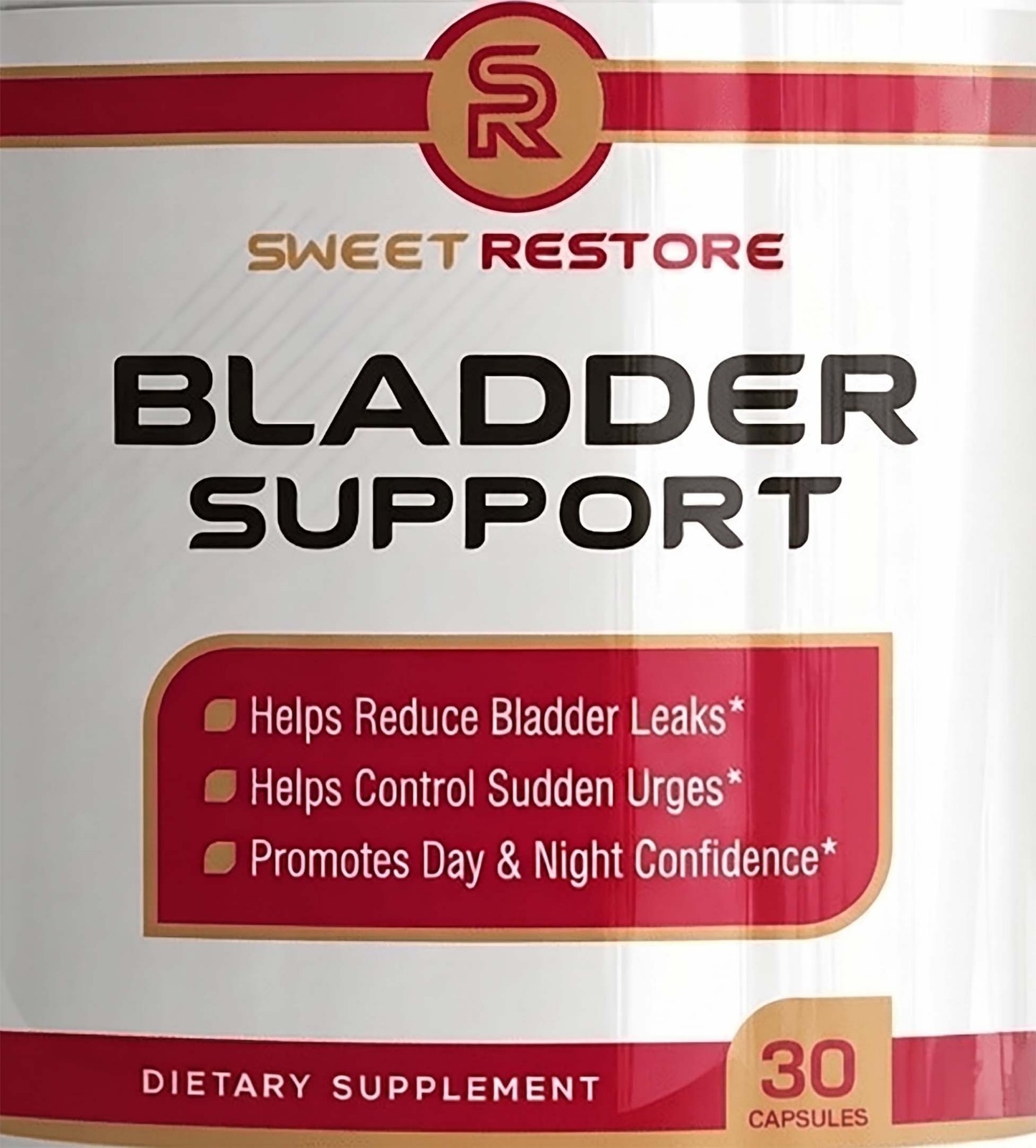 Sweet Restore Bladder Support 30 Capsules Bladder Control Day Night Confidence