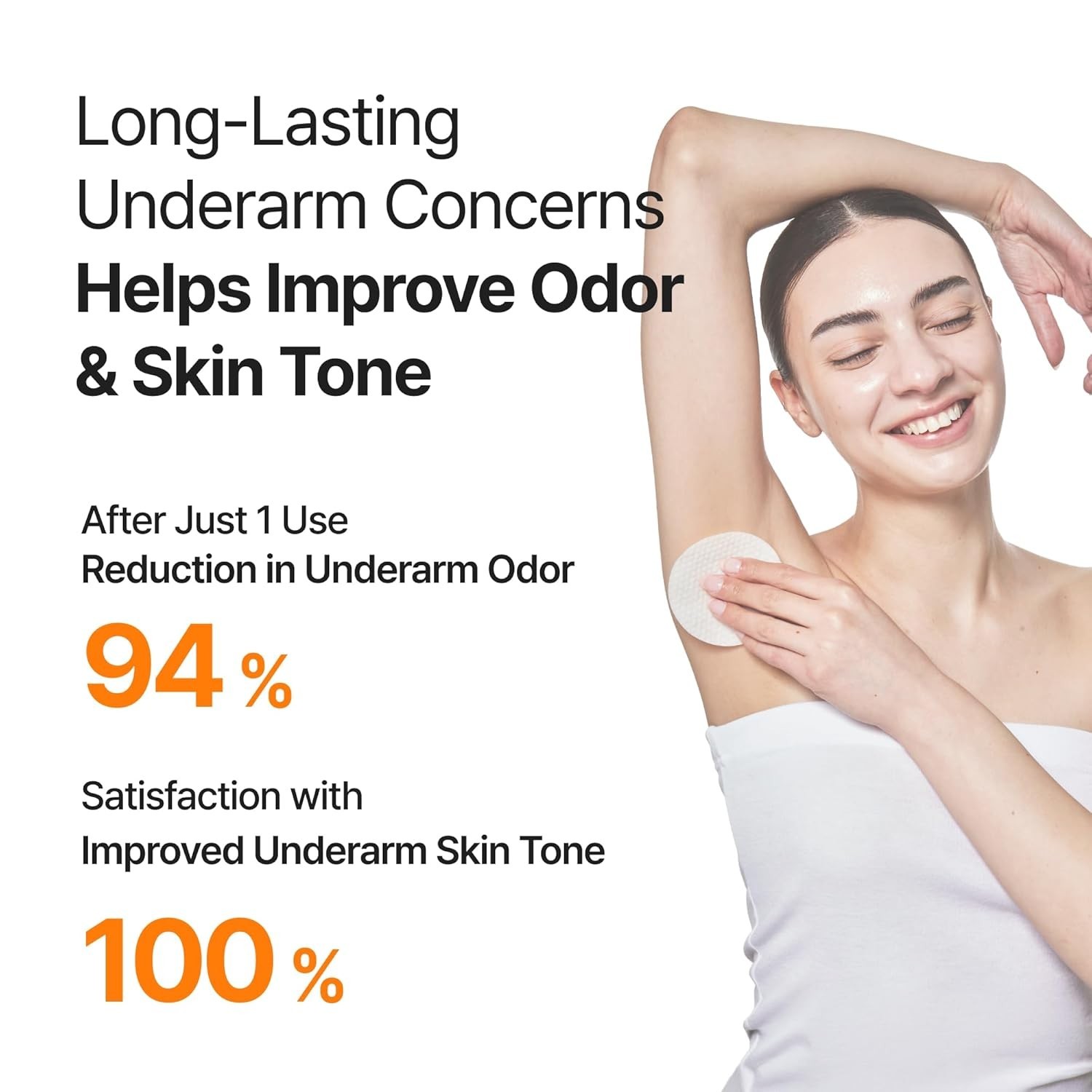 celimax TXA Body Clarifying Pad | Deodorant Pad For Dark Underarms Treatment, Kn
