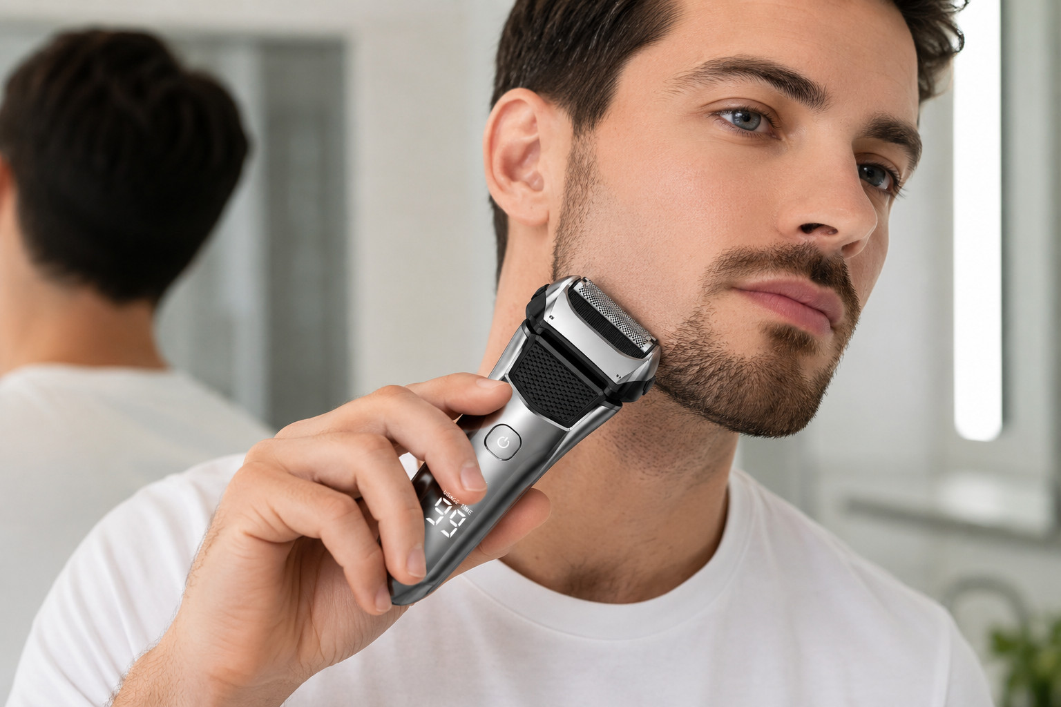 Electric Foil Shaver for Men Cordless Rechargeable Wet & Dry LED Display