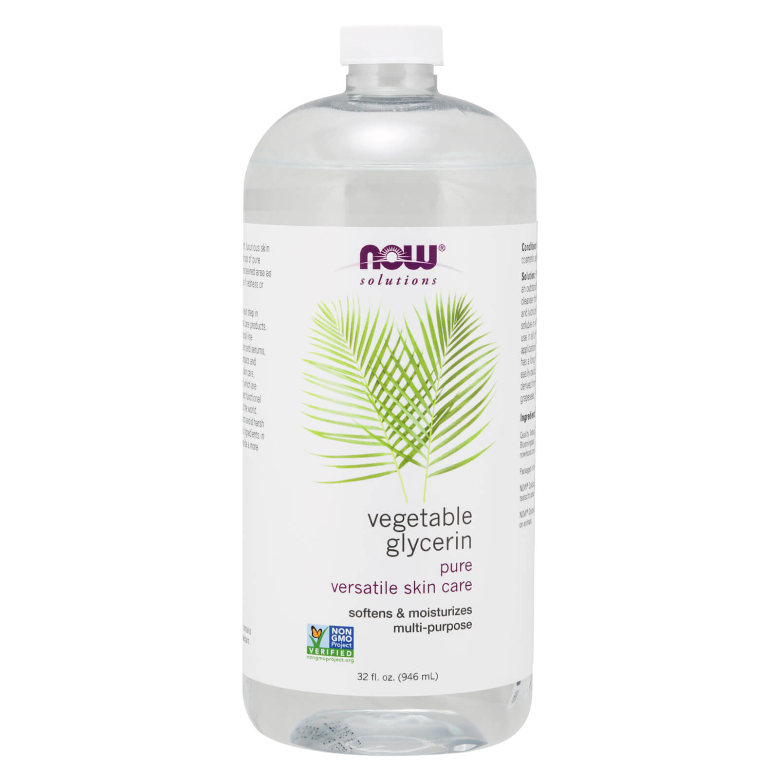 NOW FOODS Vegetable Glycerin – 32 fl. oz.