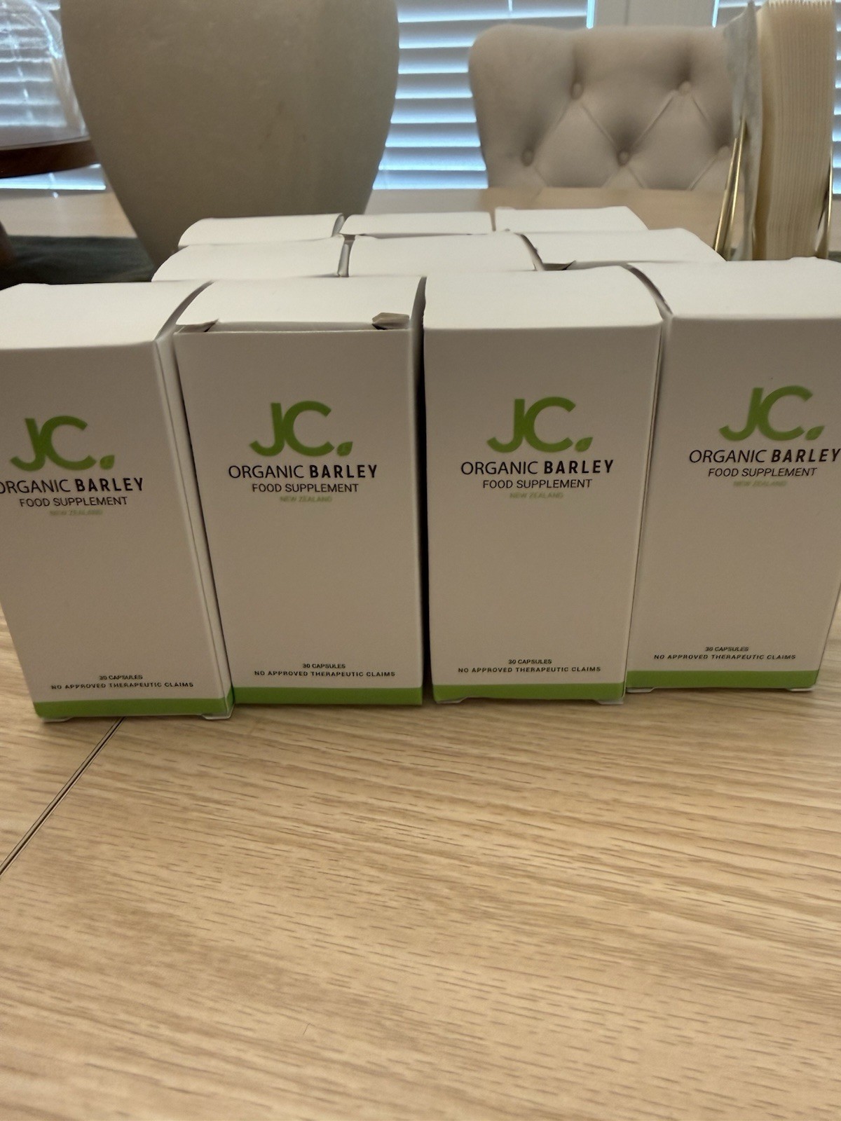 JC Organic Barley New Zealand Food Supplement 30 Capsules New In Box