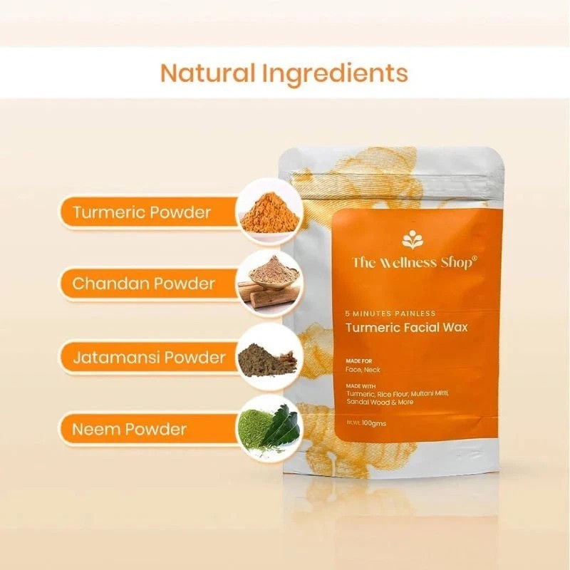 The Wellness Shop – Turmeric Facial Wax Powder Default Title (100 g)