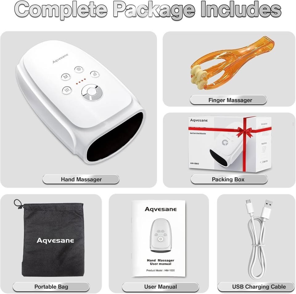 Hand Massager with Heat and Compression