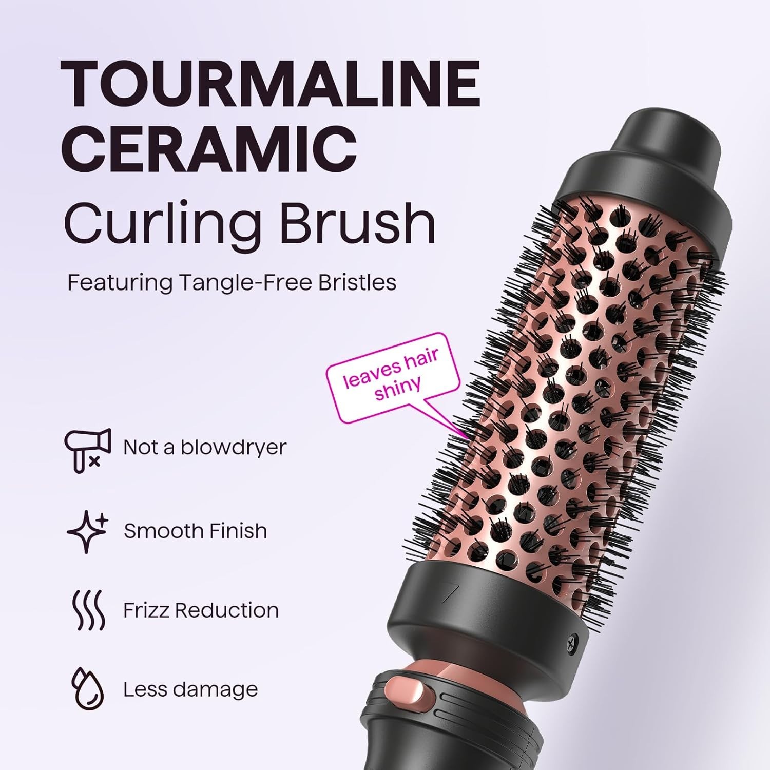 Wavytalk 5 in 1 Curling Wand Set Ceramic 0.5-1.25 Thermal Brush Open Box