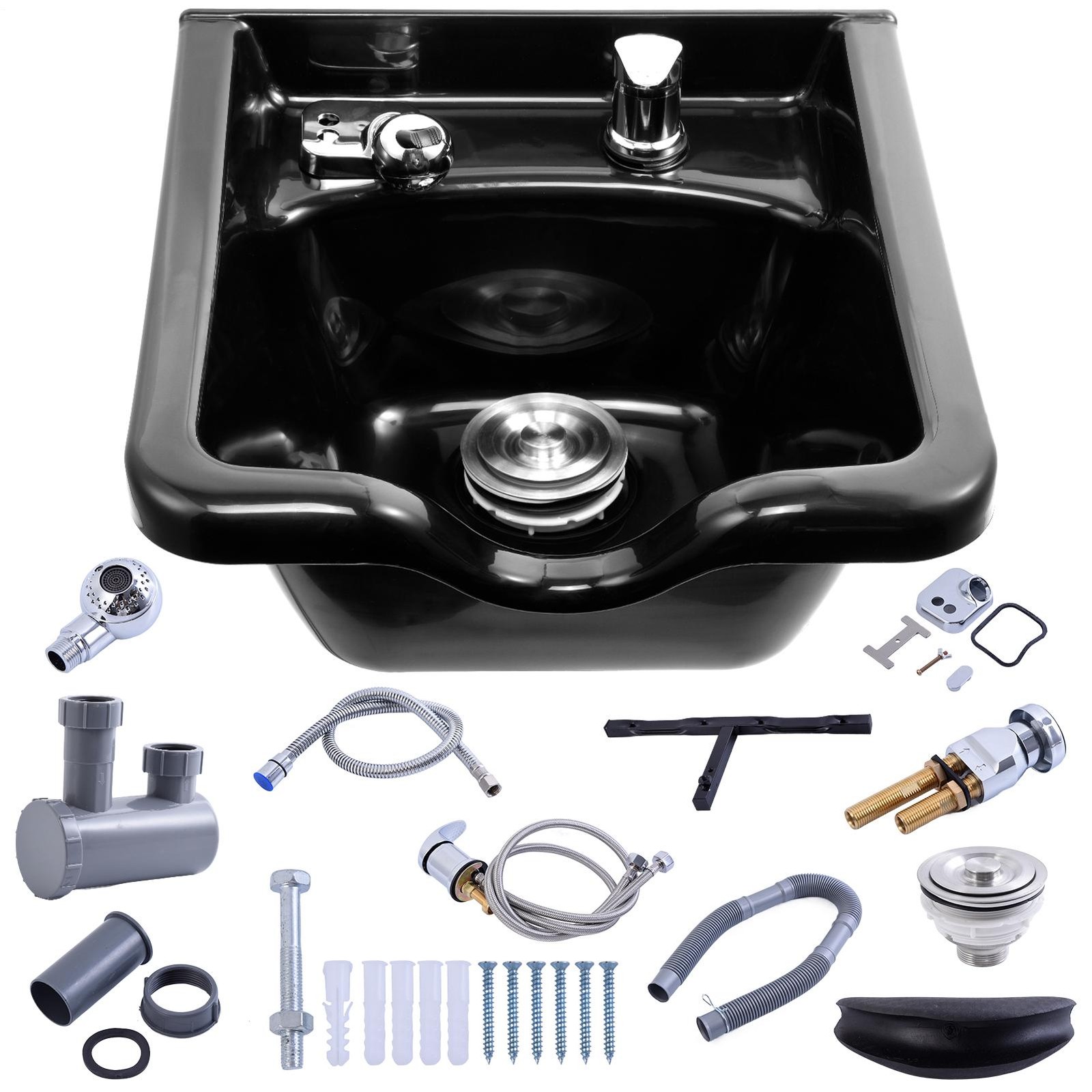 Shampoo Bowl ABS Plastic Salon Spa Hair Sink Beauty Salon Equipment US