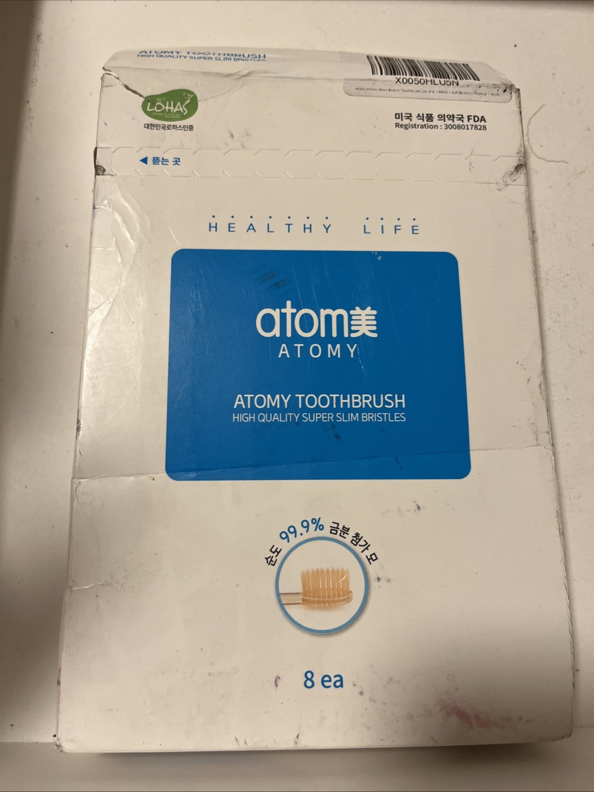 Atomi Atomy Atom Beauty Atomi Atomi Toothbrush Set of 8 Open Box New