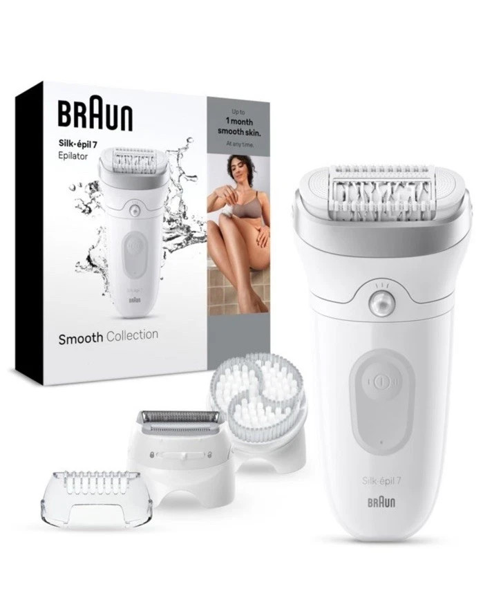 Braun Silk Epil Women’s Epilator Series 7 White/Silver