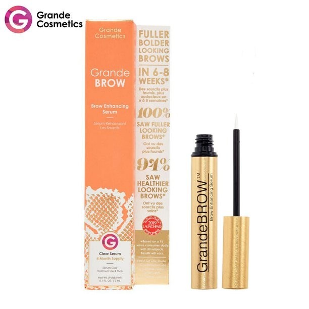 Grande BROW Enhancing Eyebrow Serum 3ML 0.1 fl oz 4 Month Supply