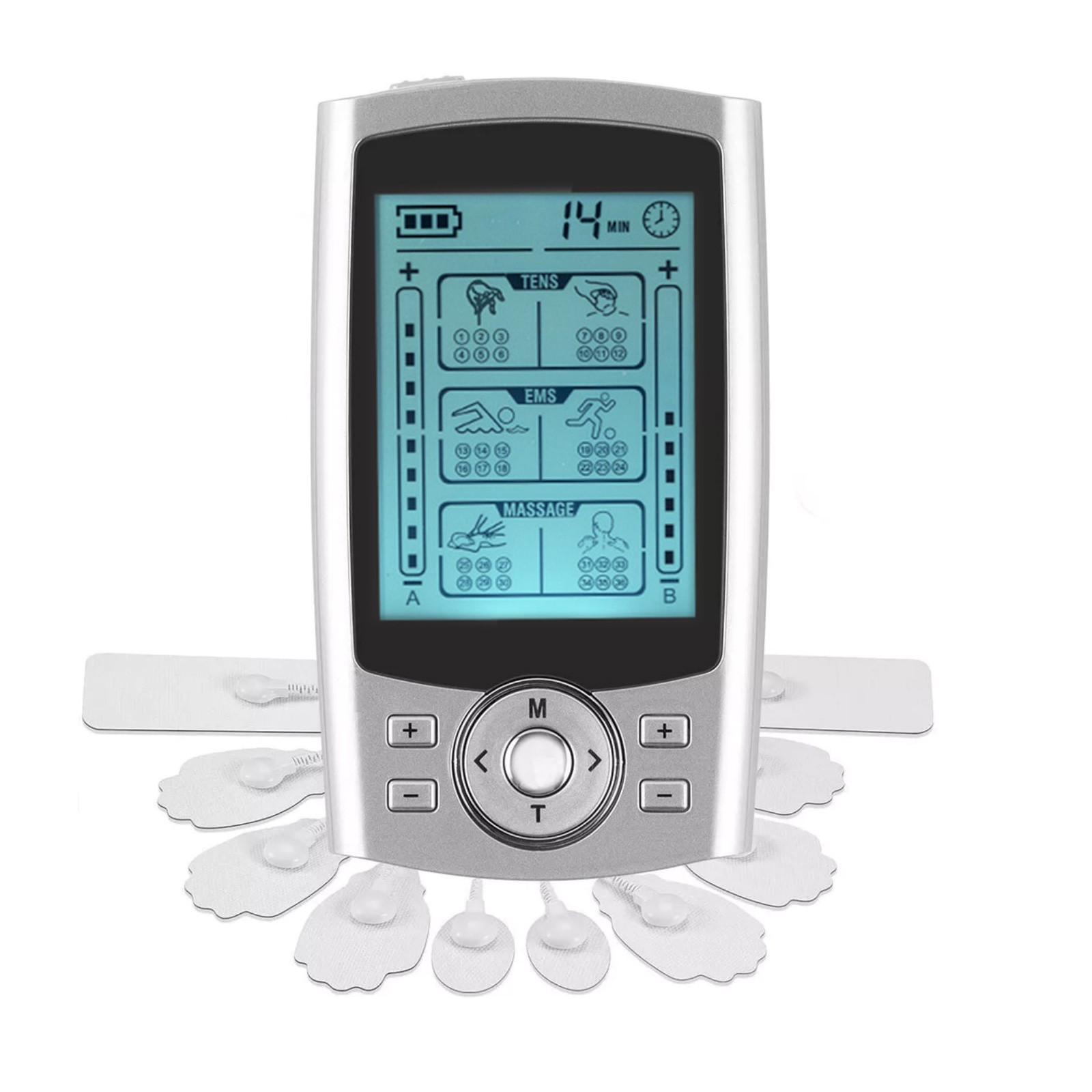 36 Modes Tens Unit Muscle Stimulator Machine Pulse Massager Therapy Pain Relief