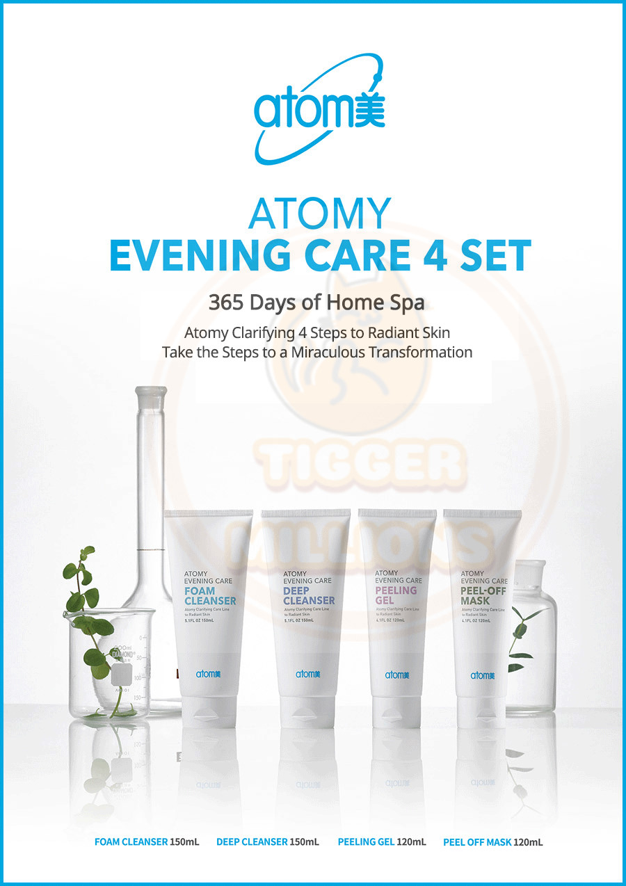 [US Seller] 2PKS ATOMY Evening Skin Care Foam Cleanser 150ml New Korean Import