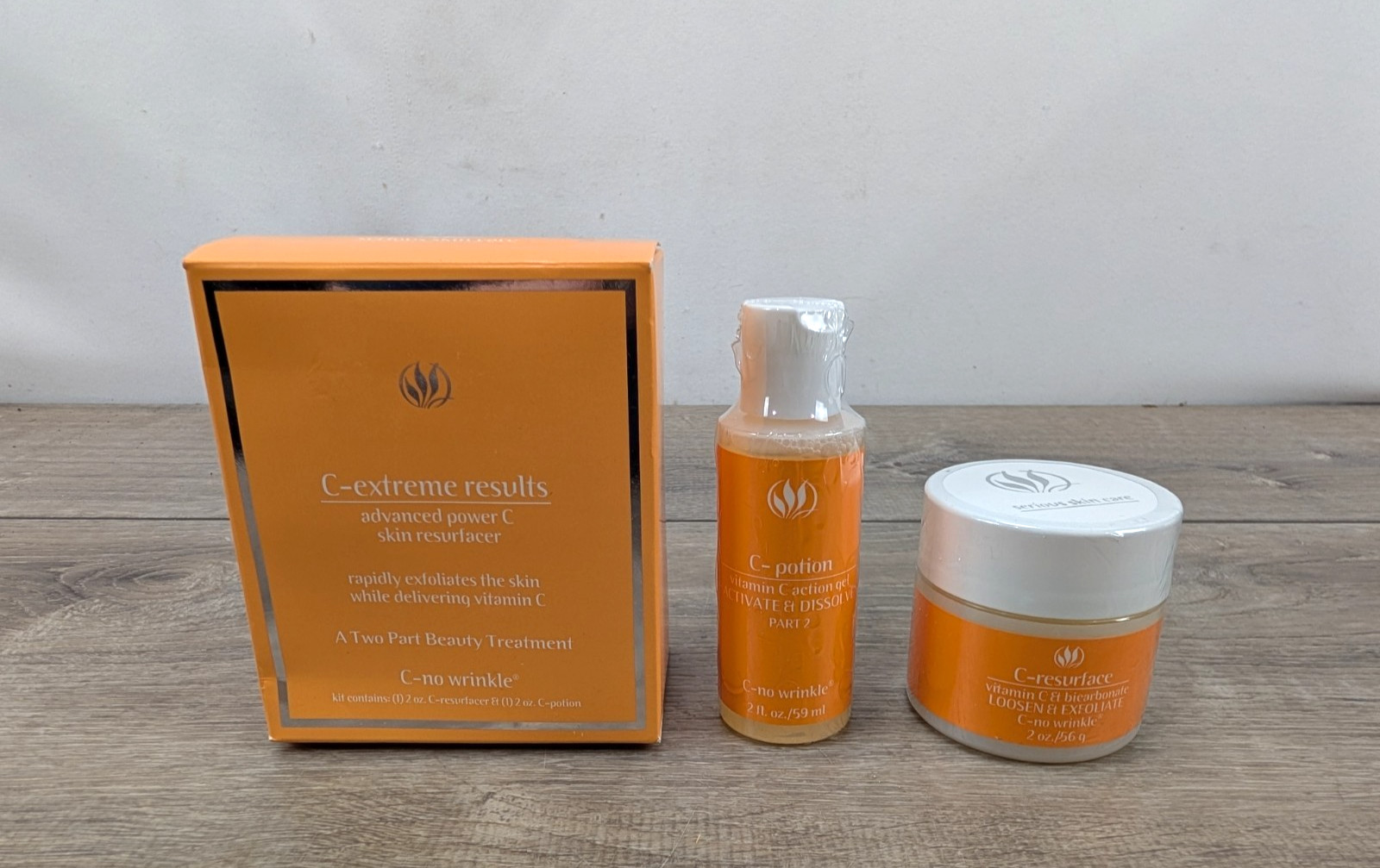 Serious Skincare C-Extreme Results A Two Part Beauty Treatment Skin Resurfacer