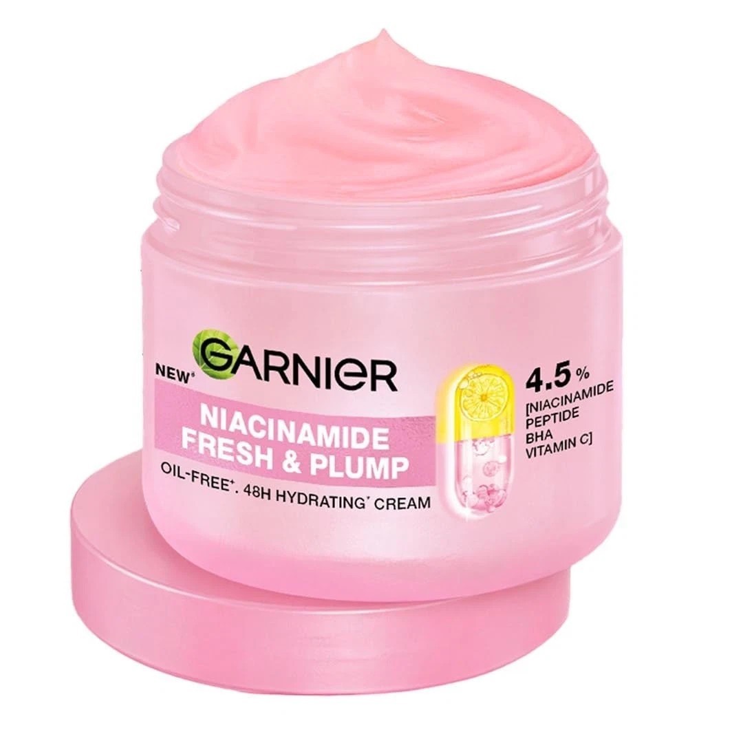 Garnier Fresh & Plump Niacinamide Sorbet Moisturizer Cream 45 gm