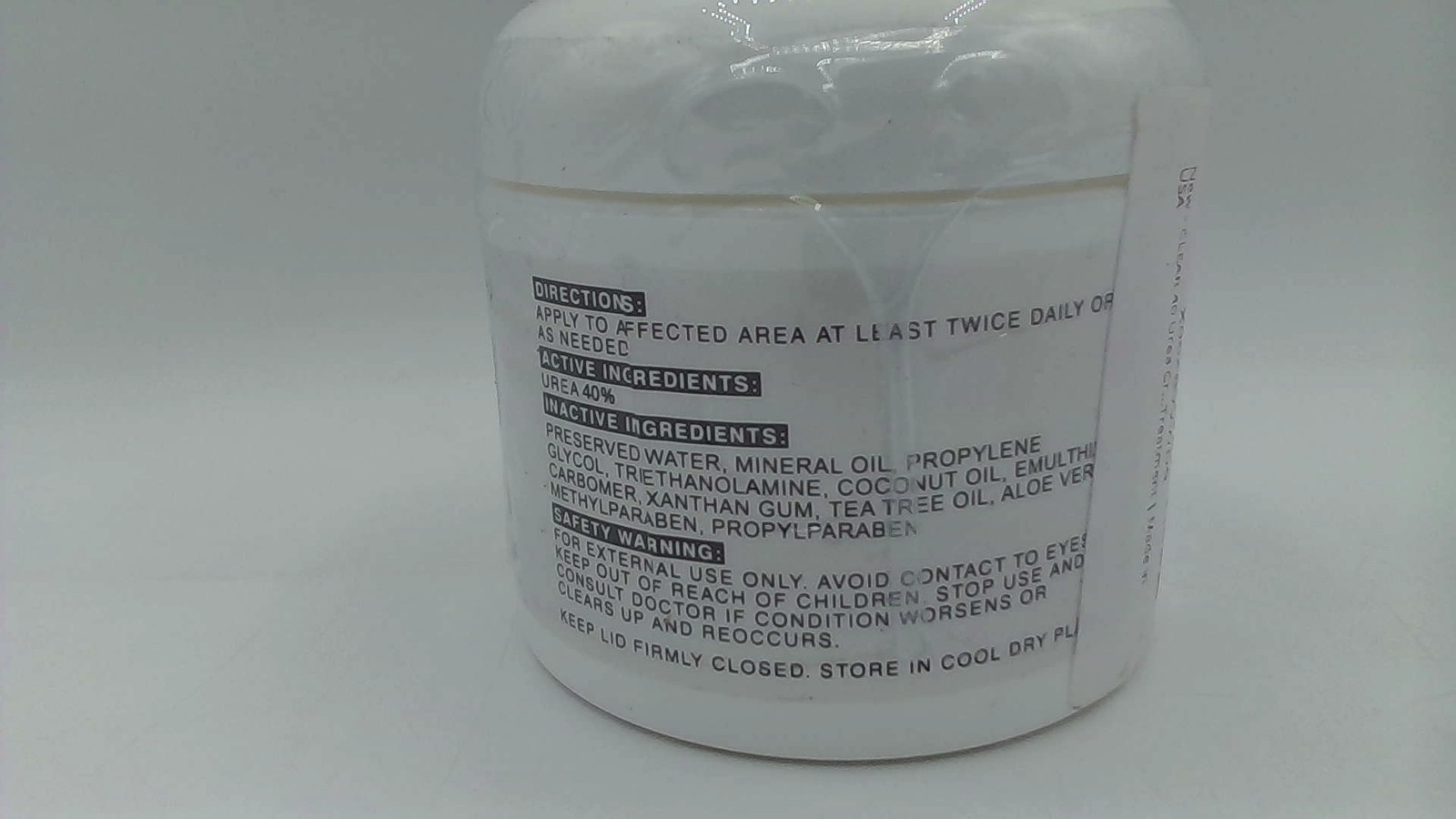Scientific Solutions CLEAR 40% Urea Moisturizing Gel Corns Calluses Aloe 4oz