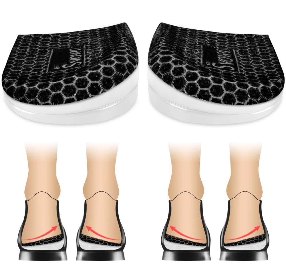 Svowin 3 Layers Adjustable Supination L: W 8-12/ M 7.5-14, Black