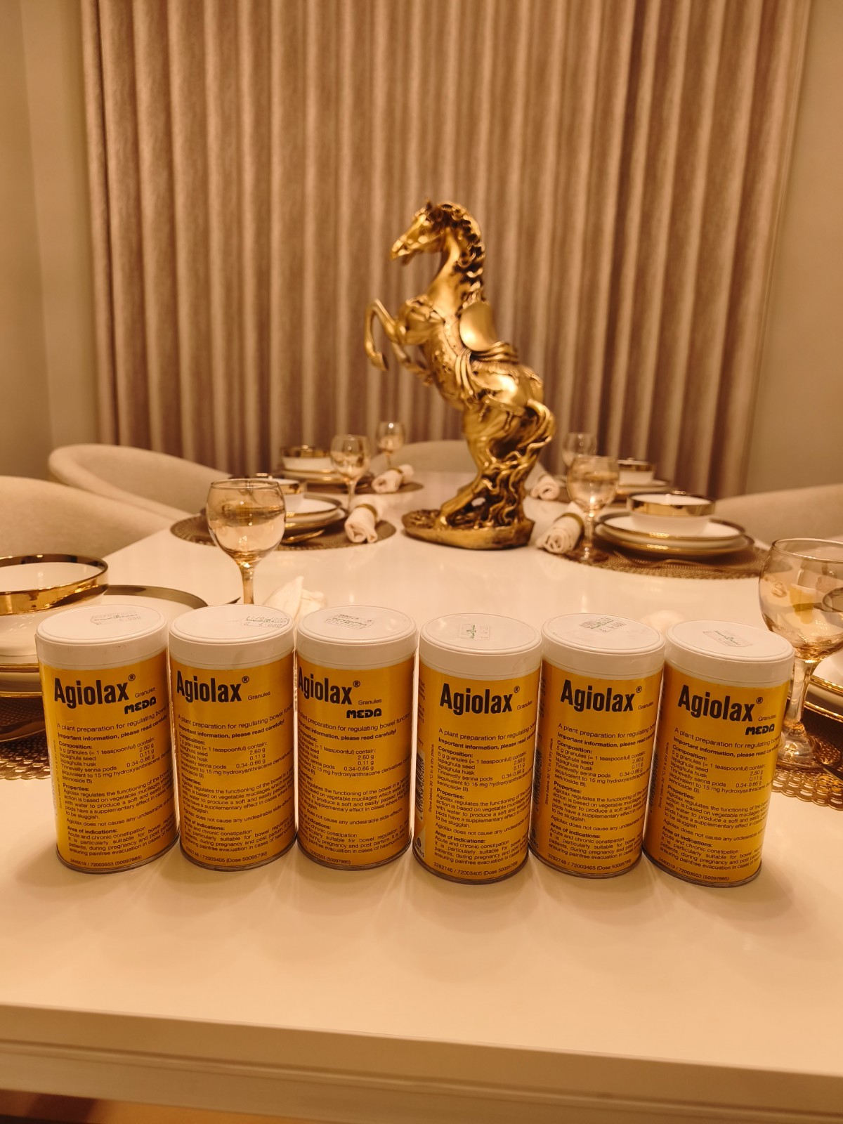 6 PACK AGIOLAX Madaus Granules 250g Made in Germany -Express ship EXP 12.2027 🥇