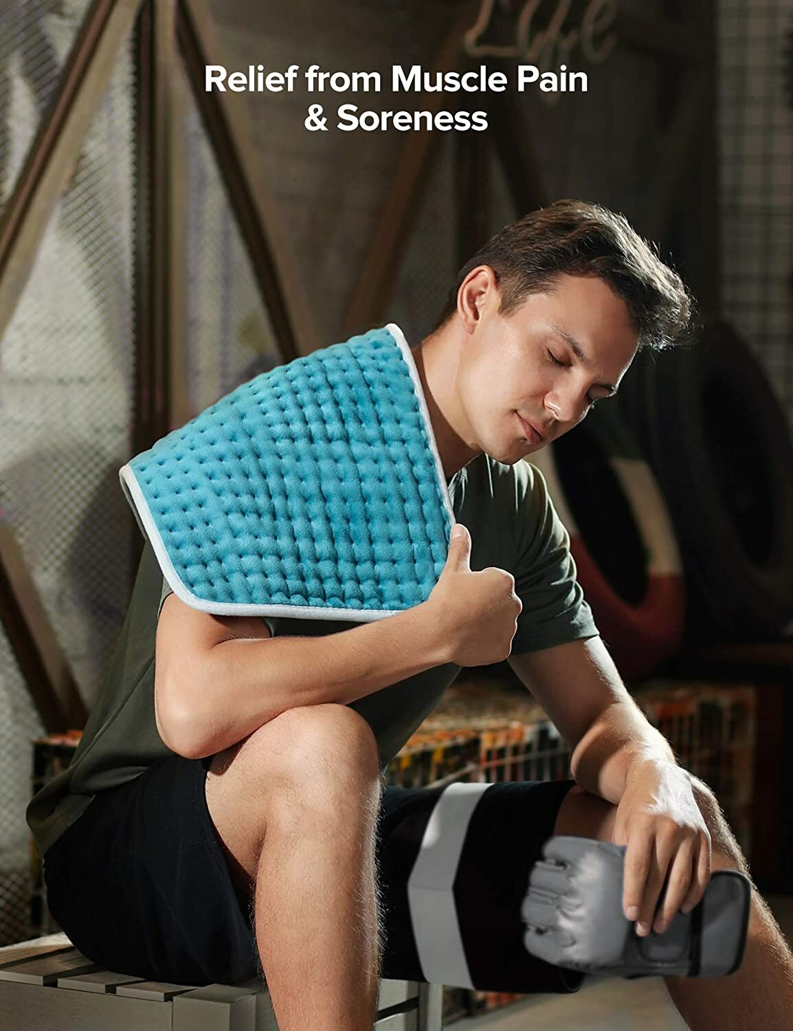 SABLE BD041 12″x24″ Heating Pad for Back Pain Cramps Relief (OPEN BOX) EPS28