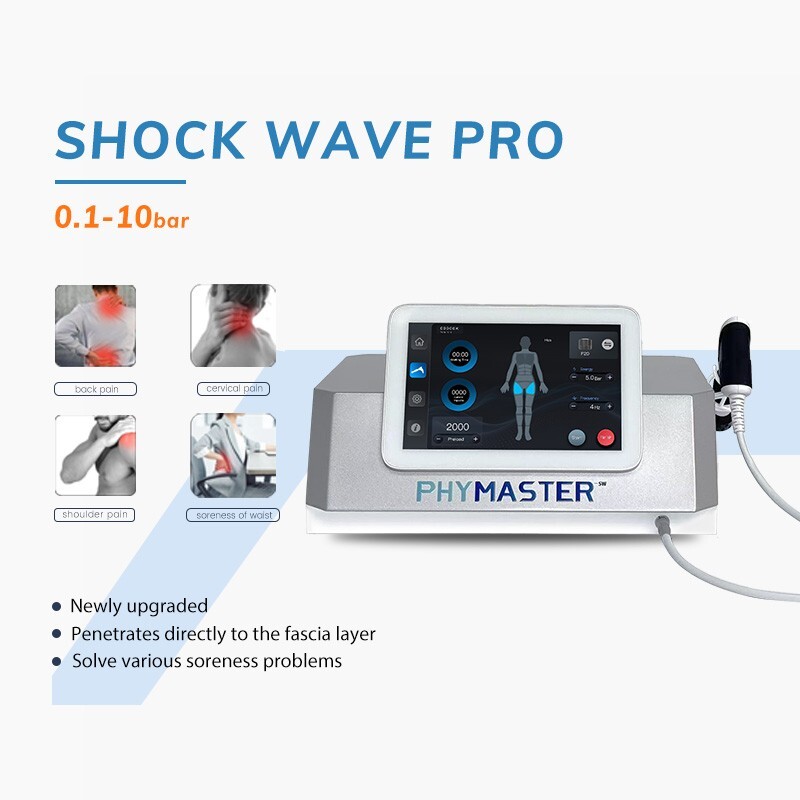 ESWT Shockwave Therapy Machine With 7 Heads ED Treat Pain Relief Massager