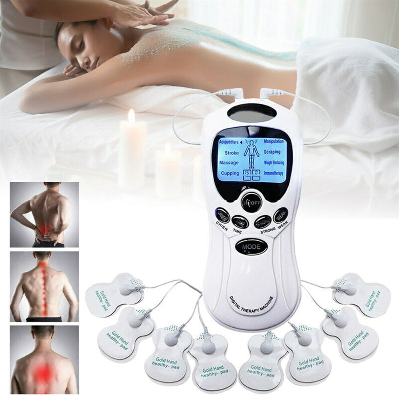 Digital Tens Unit Machine Pulse Massager Muscle Stimulator Therapy Pain Relief