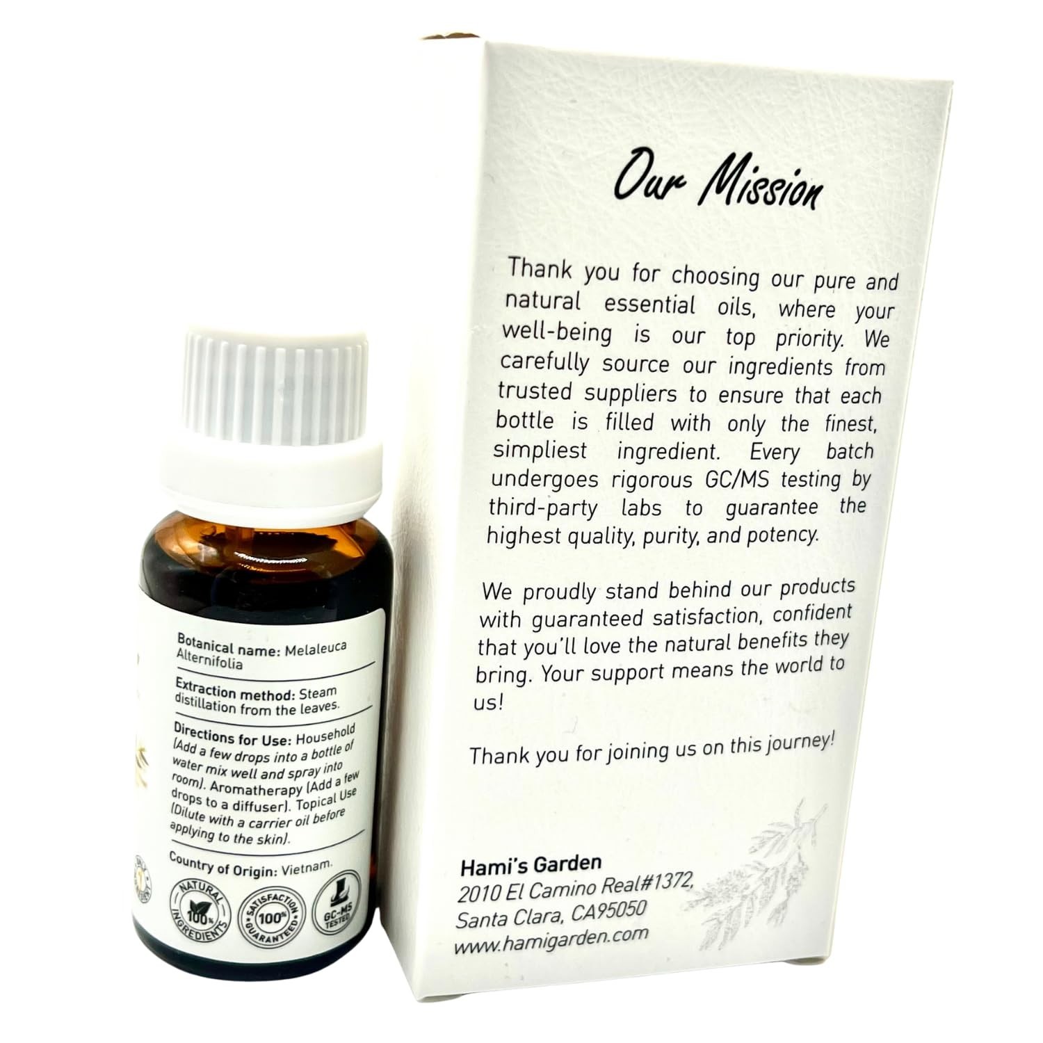 100% Pure Tea Tree Essential Oil – Premium Grade for Skin Care, Massage & Diffus