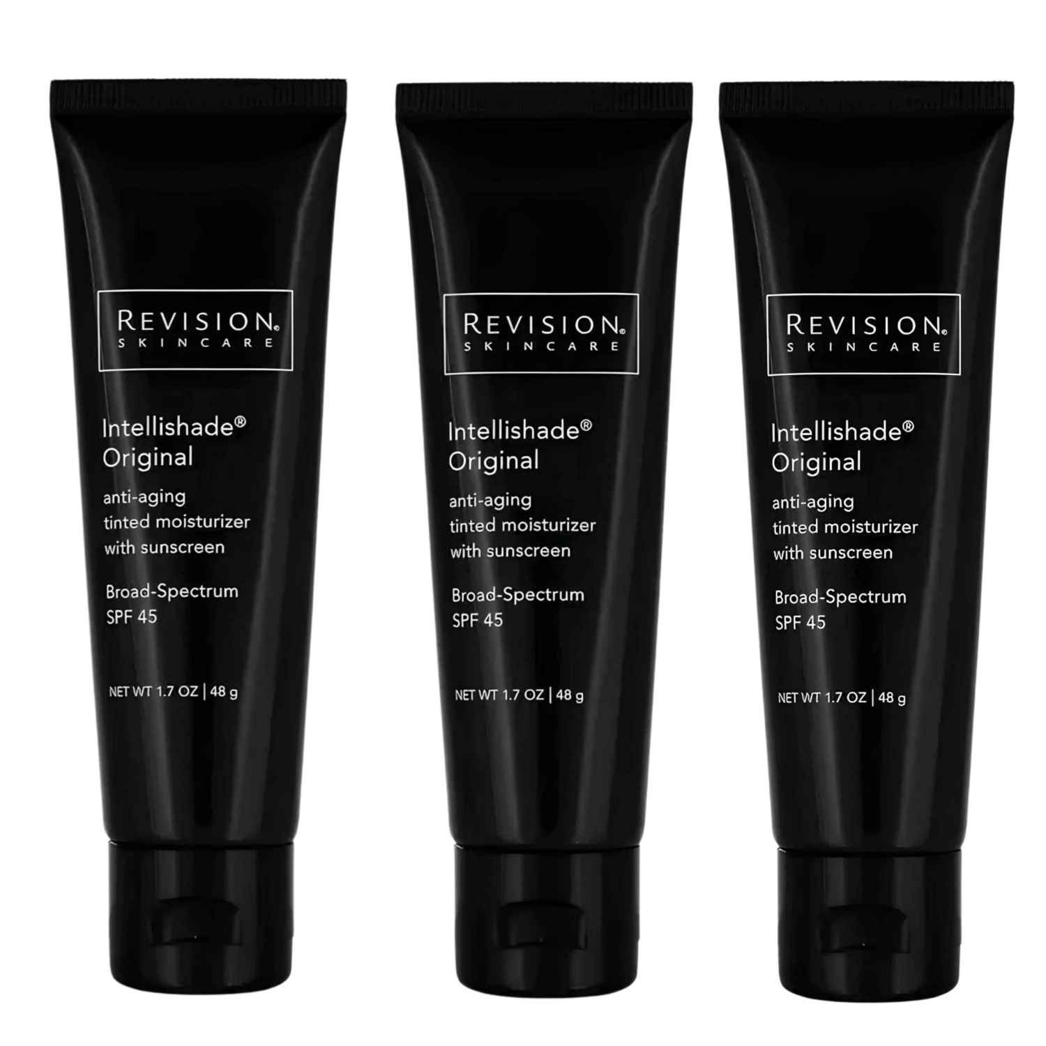 NEW 3 PACK Revision Intellishade Original SPF 45 Moisturizer Sunscreen 1.7 Oz