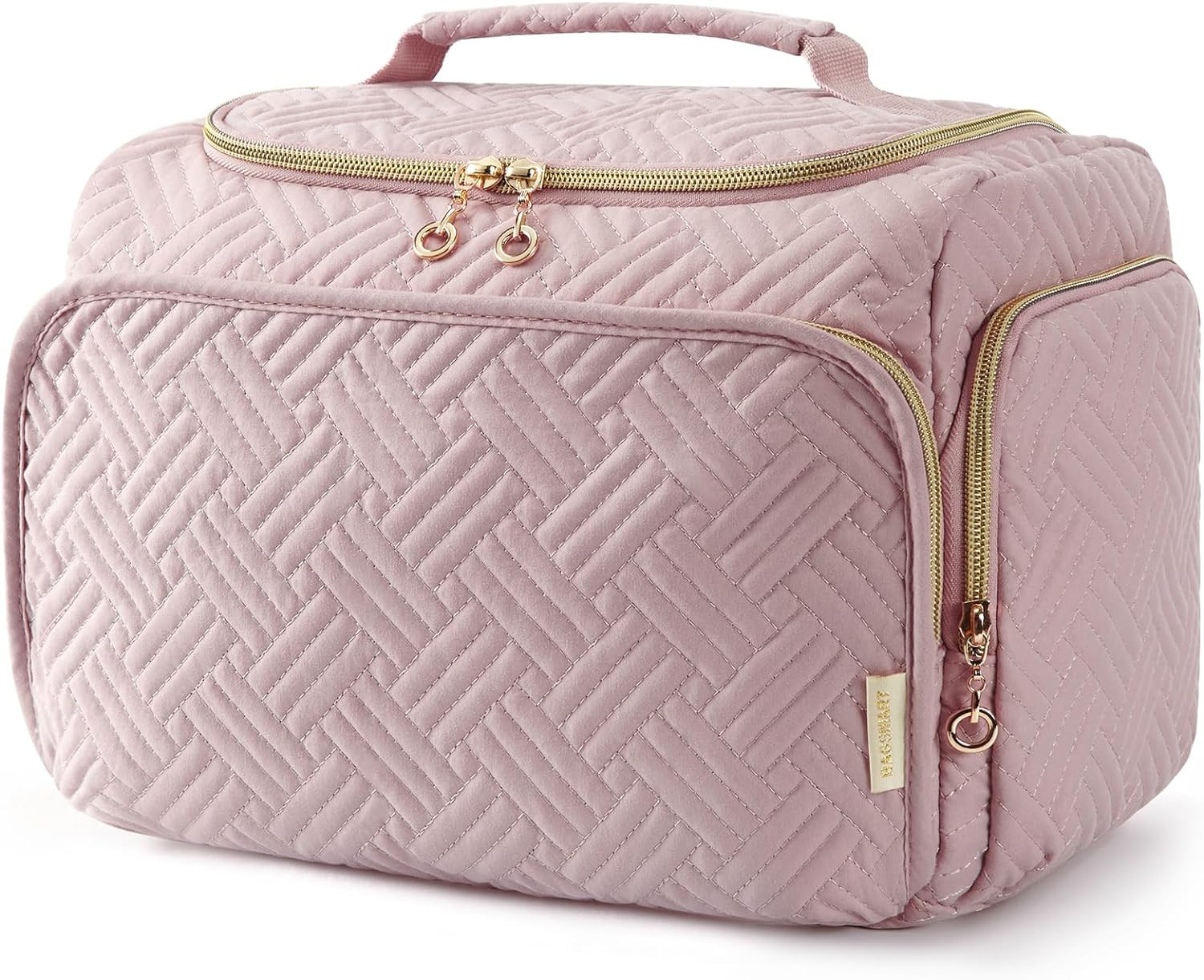 Travel Toiletry Bag for Women, Cosmetic Bag Makeup Bag Organizer with Han