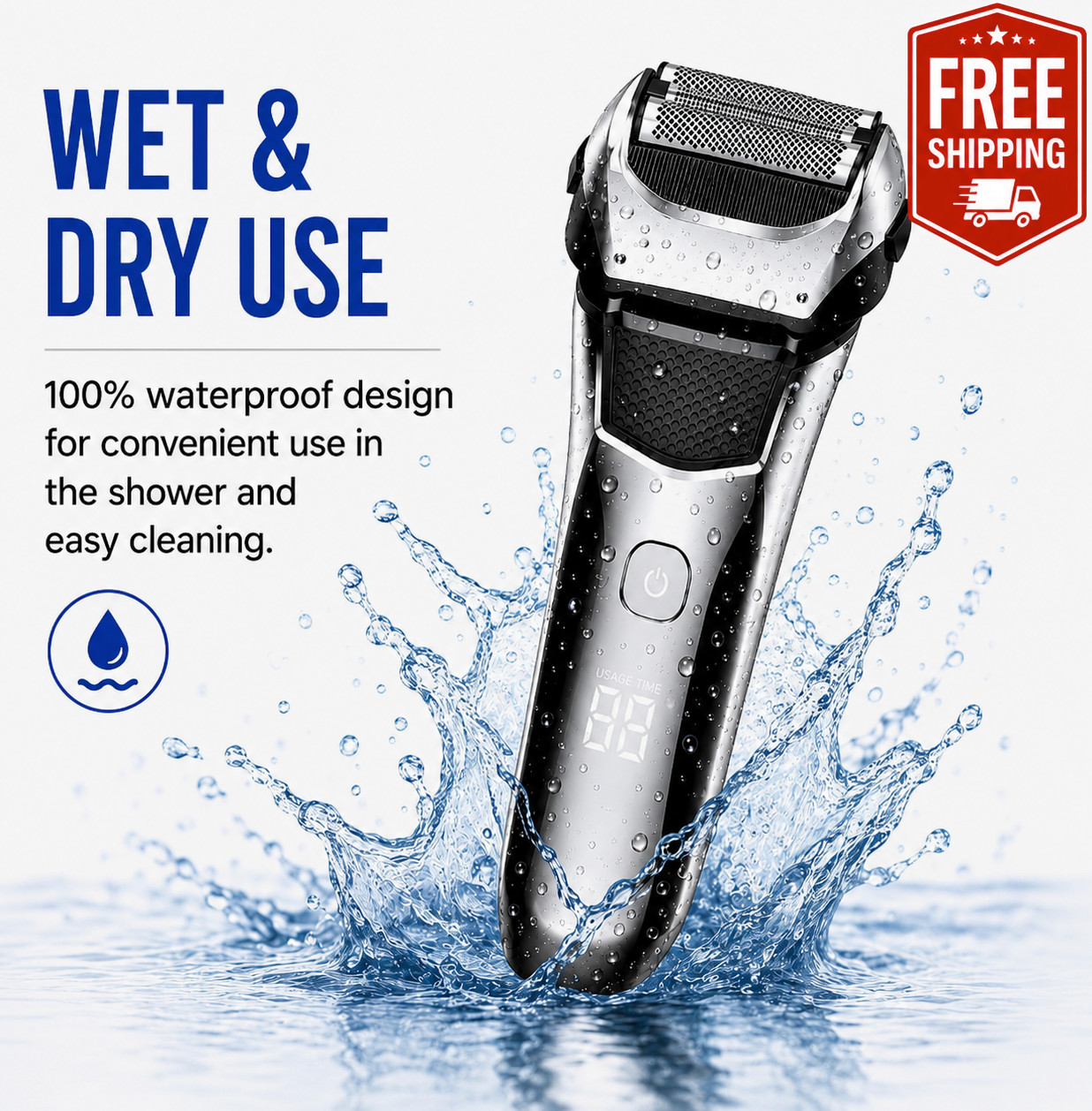 Electric Razor for Men,Shavers for Men Electric Razor Wet Dry
