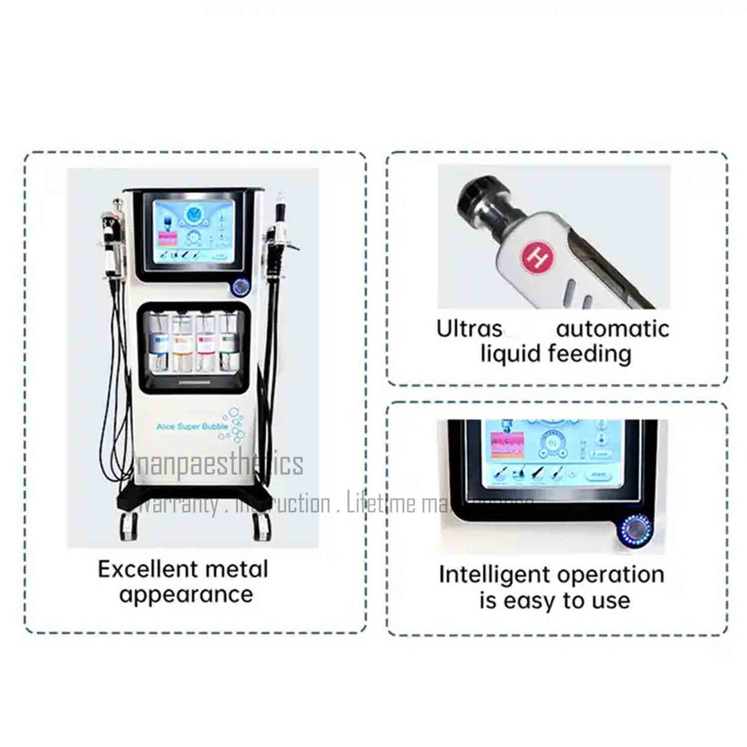 7in1 Hydra Spa Facial Beauty Machine Hydro Dermabrasion Skin Cleaning Face Lift