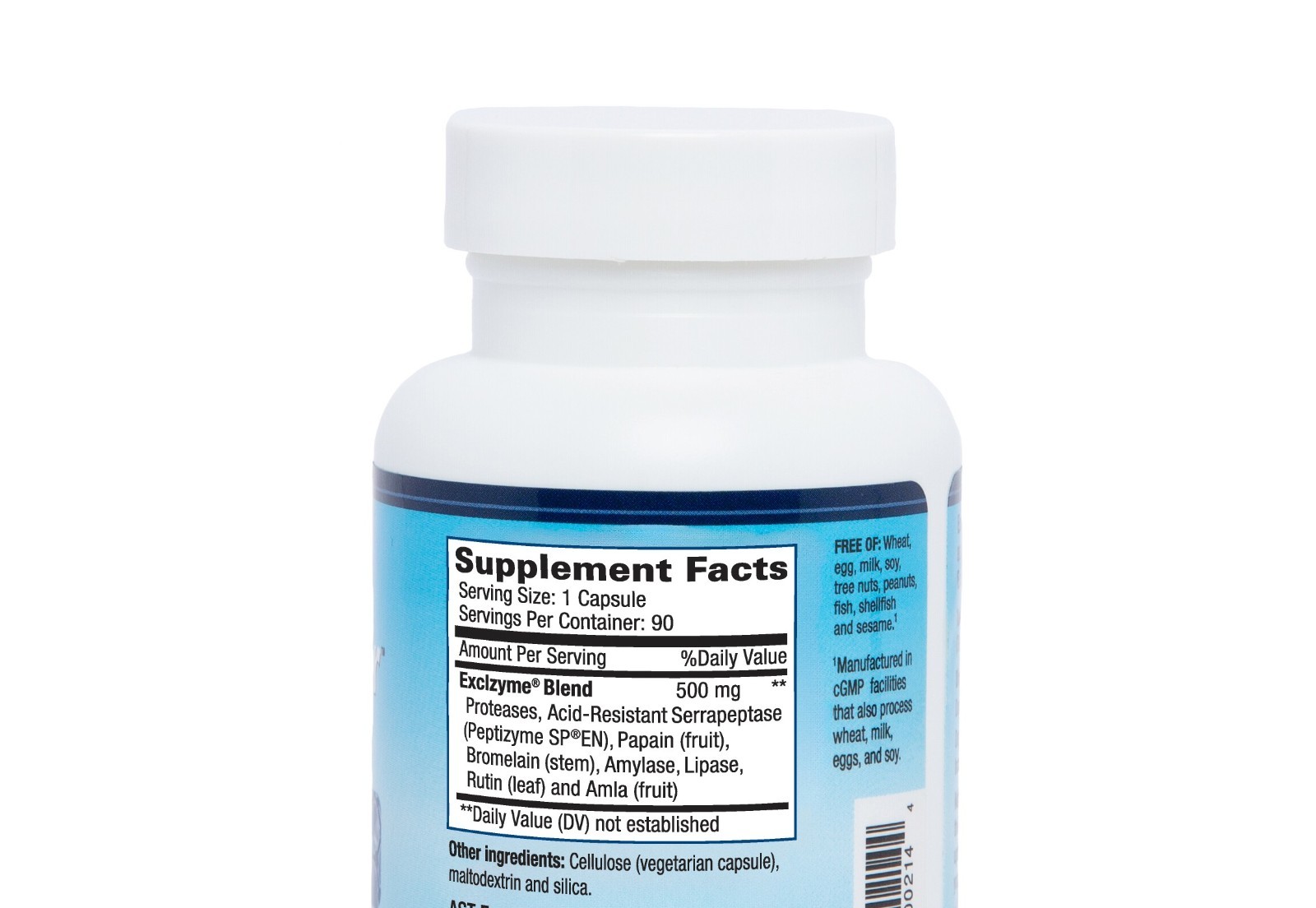 EXCELLACOR,SYSTEMIC ENZYME,REDUCES EXCESS FIBER & PAIN!