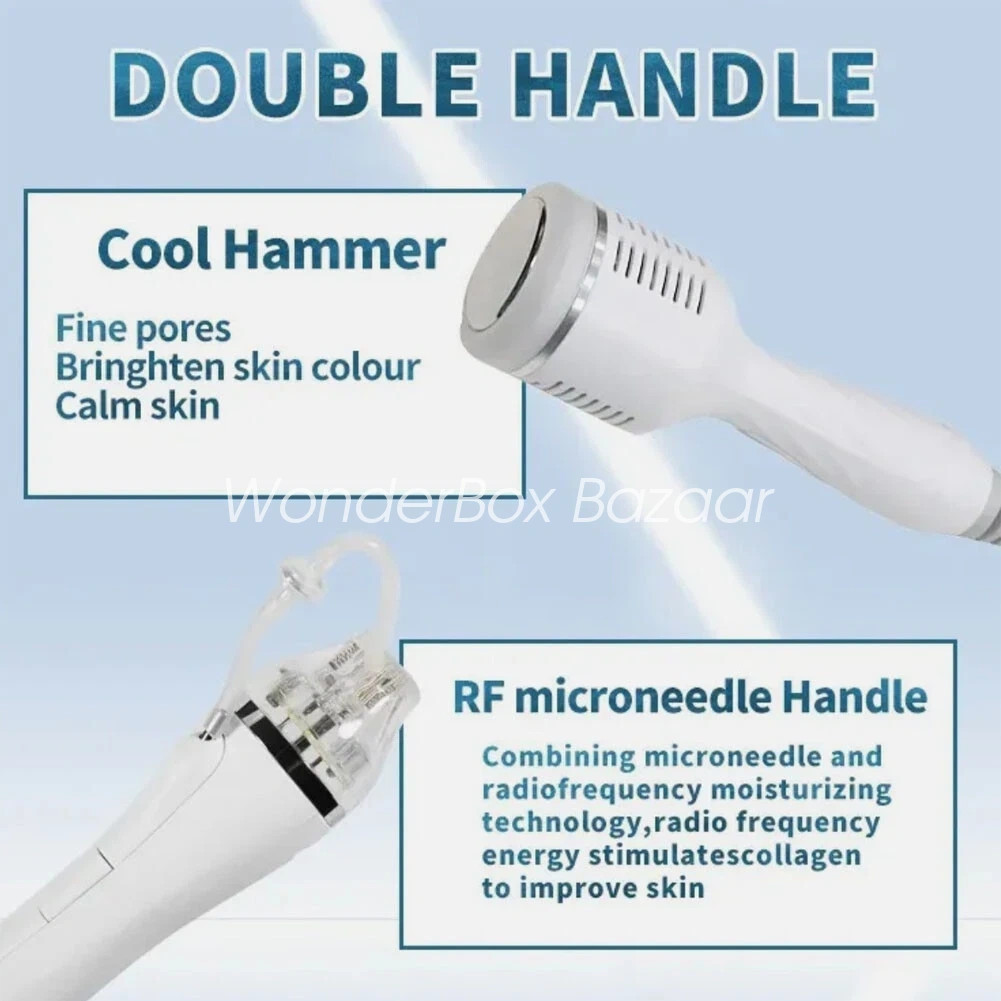 2in1 Micro-n-eedle Machine Cold Hammer Anti Scars Spot Skin Smoothing Beauty