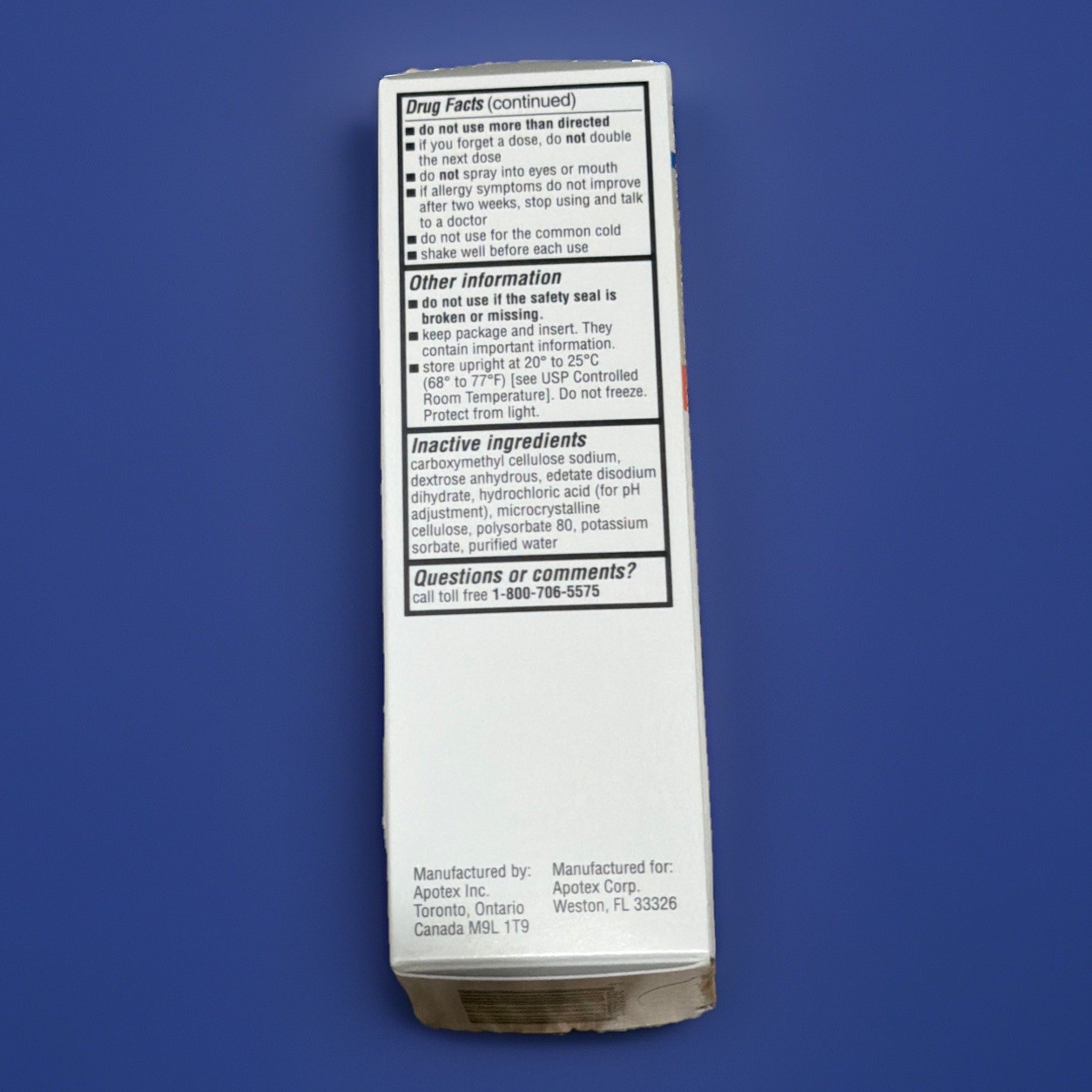 Budesonide Allergy Nasal Spray 32 Mcg 120 Sprays 8.43mL Generic Rhinocort