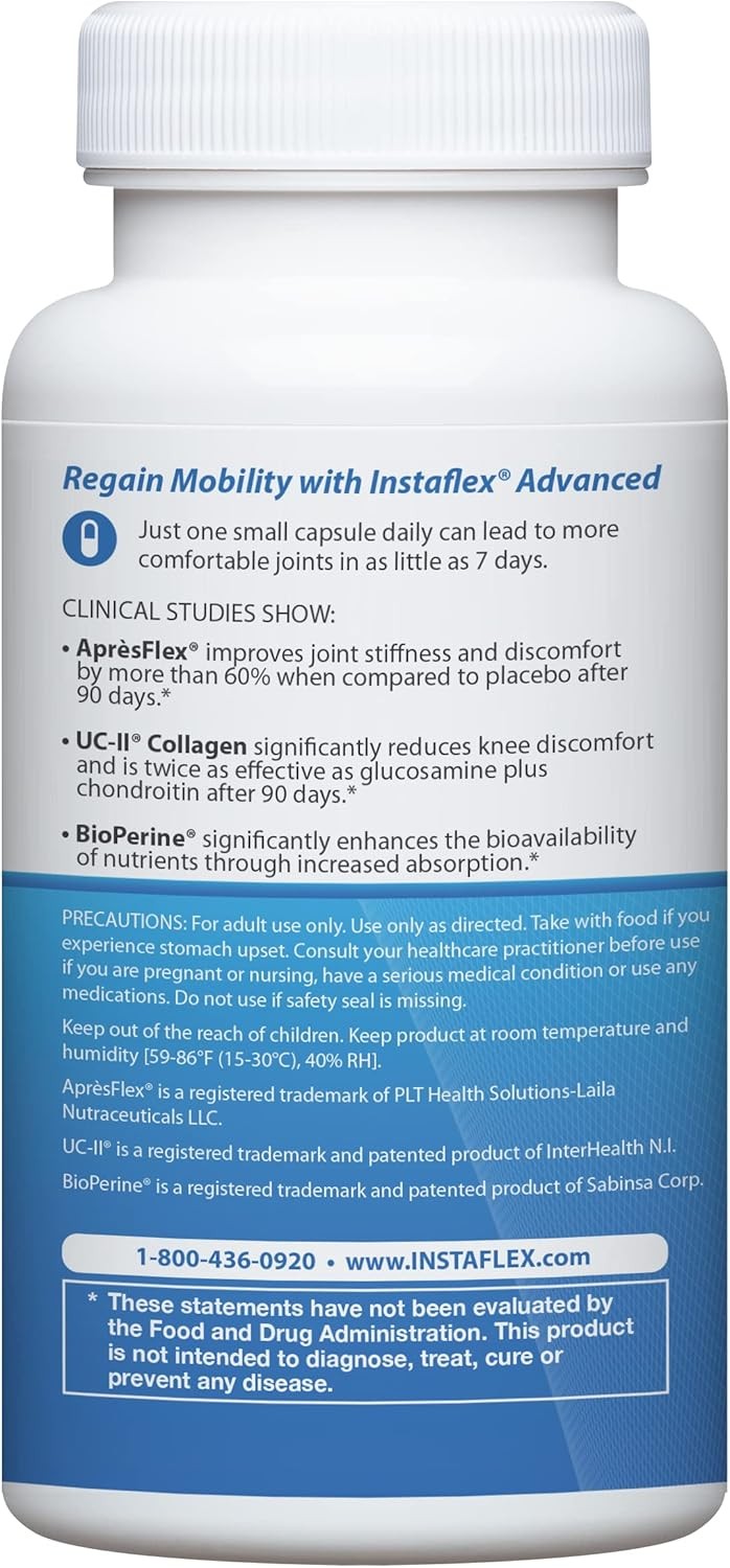 3 Packs Instaflex Advanced Joint Support Doctor Formulated 90 Capsules US STOCK