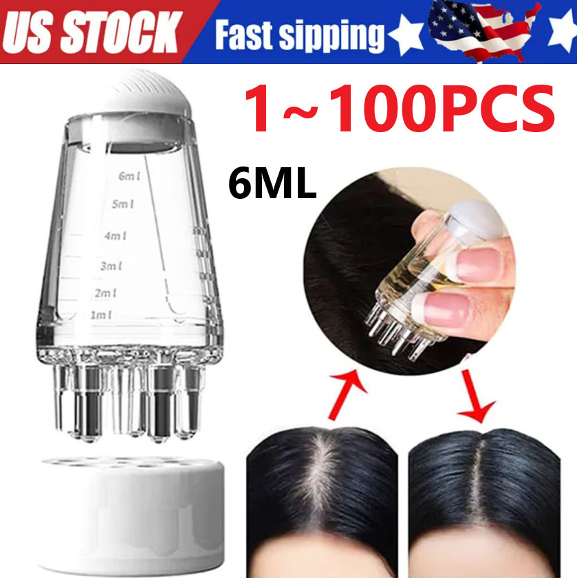 Mini Portable Scalp Applicator Liquid Comb Hair Roots Massage Medicine Comb Hair